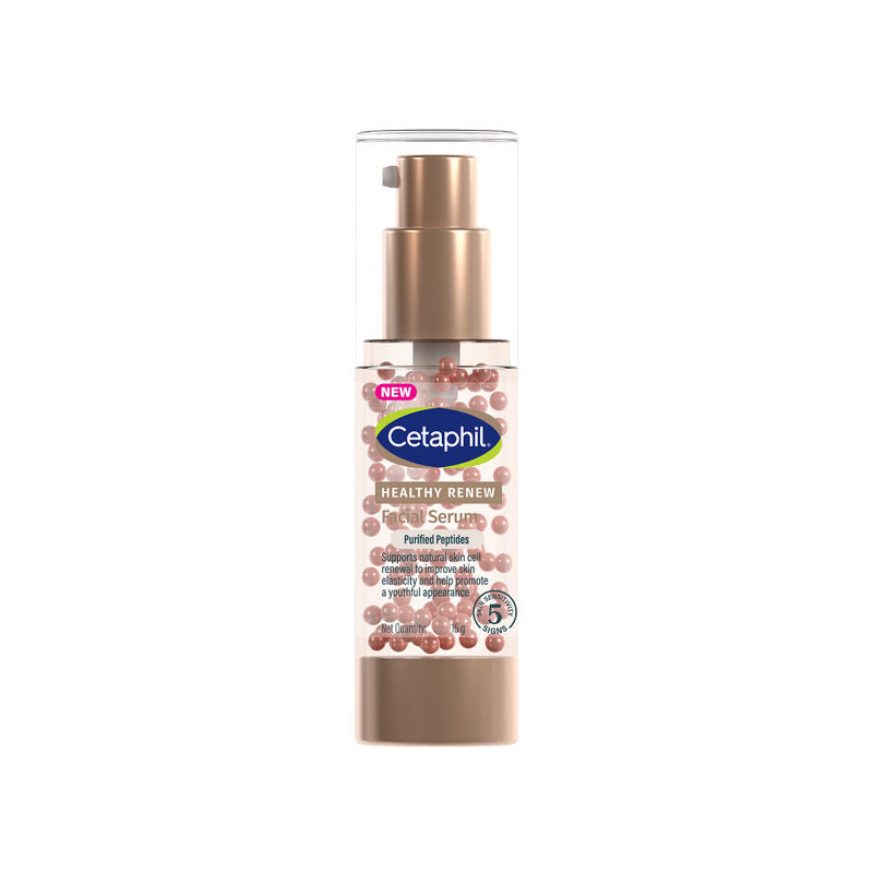 Cetaphil Healthy Renew Facial Serum – Anti-Aging Serum with Purified Peptides for Smoother & Firmer Skin (15g)