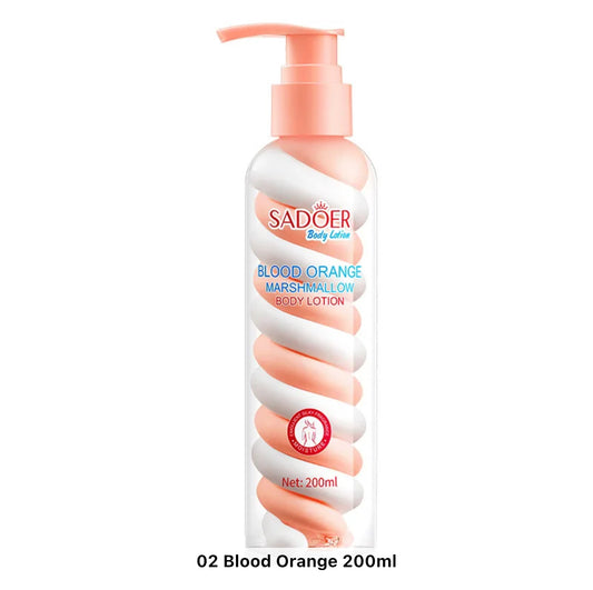 SADOER 200g Body Care Moisturizing
Hydrating Blood Orange Marshmallow Body Lotion