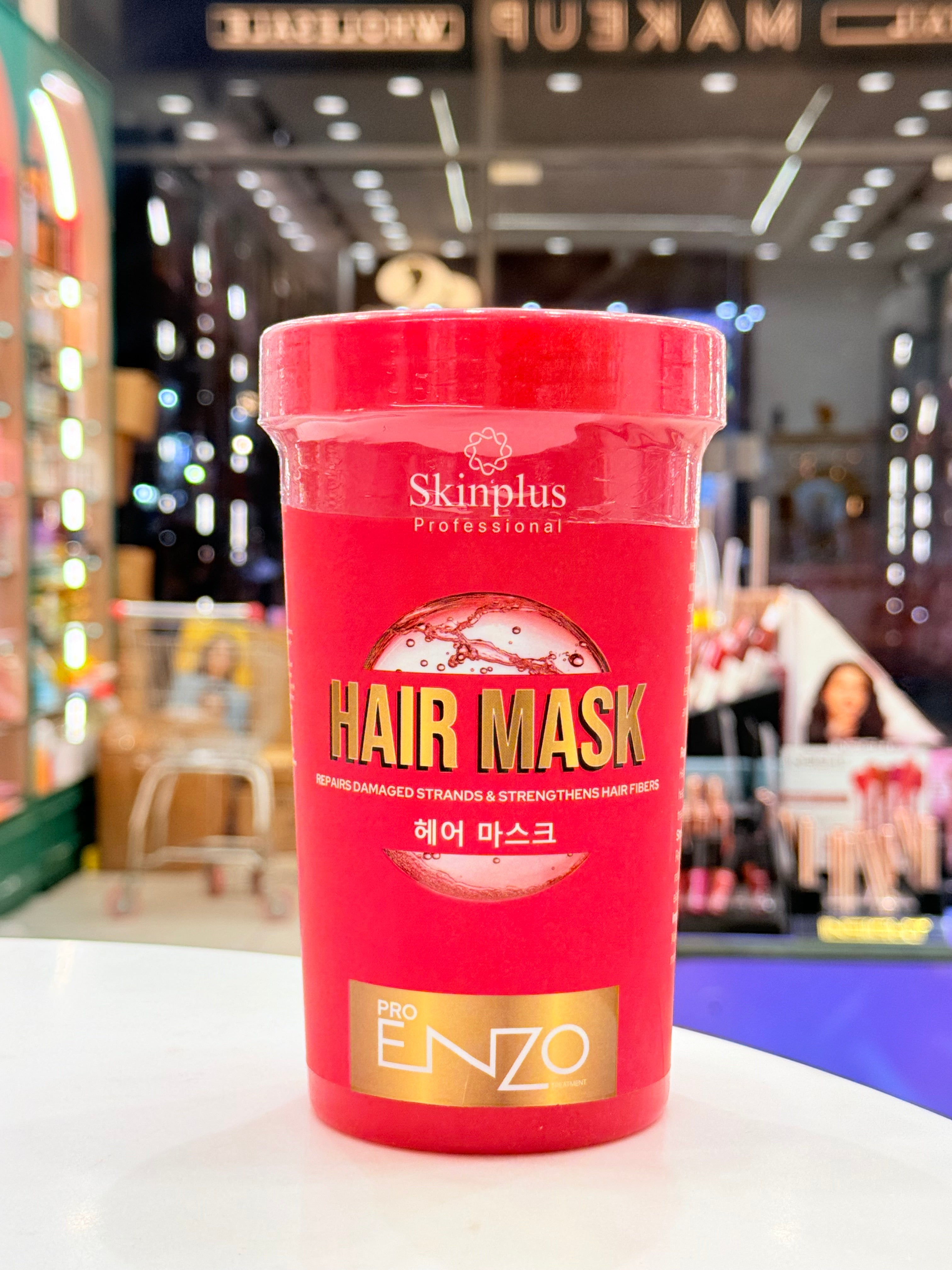 Skinplus Professional Pro ENZO Hair Mask – Damage Repair & Strengthening Treatment | Intensive Hair Care Mask - 800ml