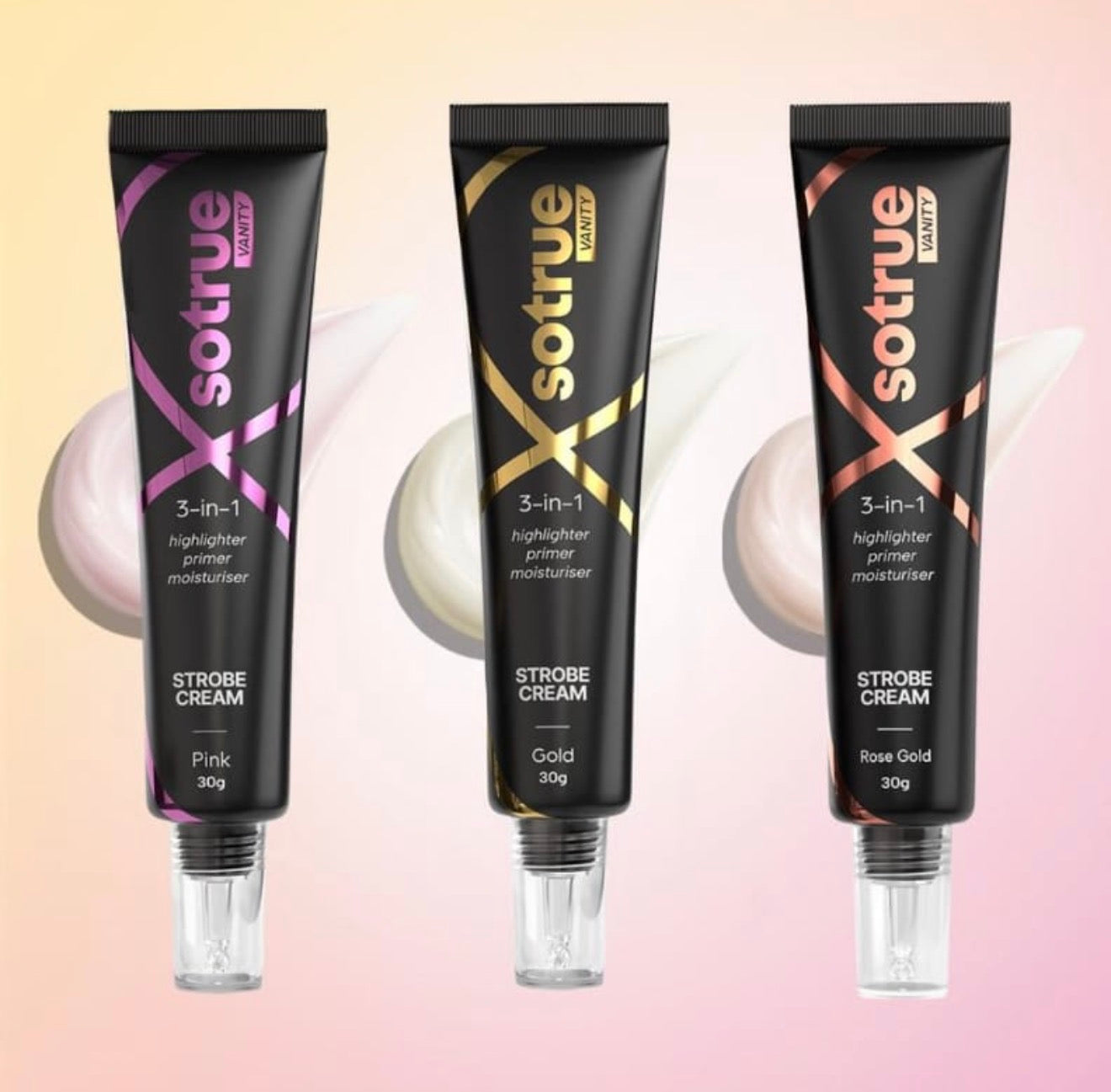 3-in-1 Strobe Cream Primer & Moisturizer | Hydrating Makeup Base | 30g