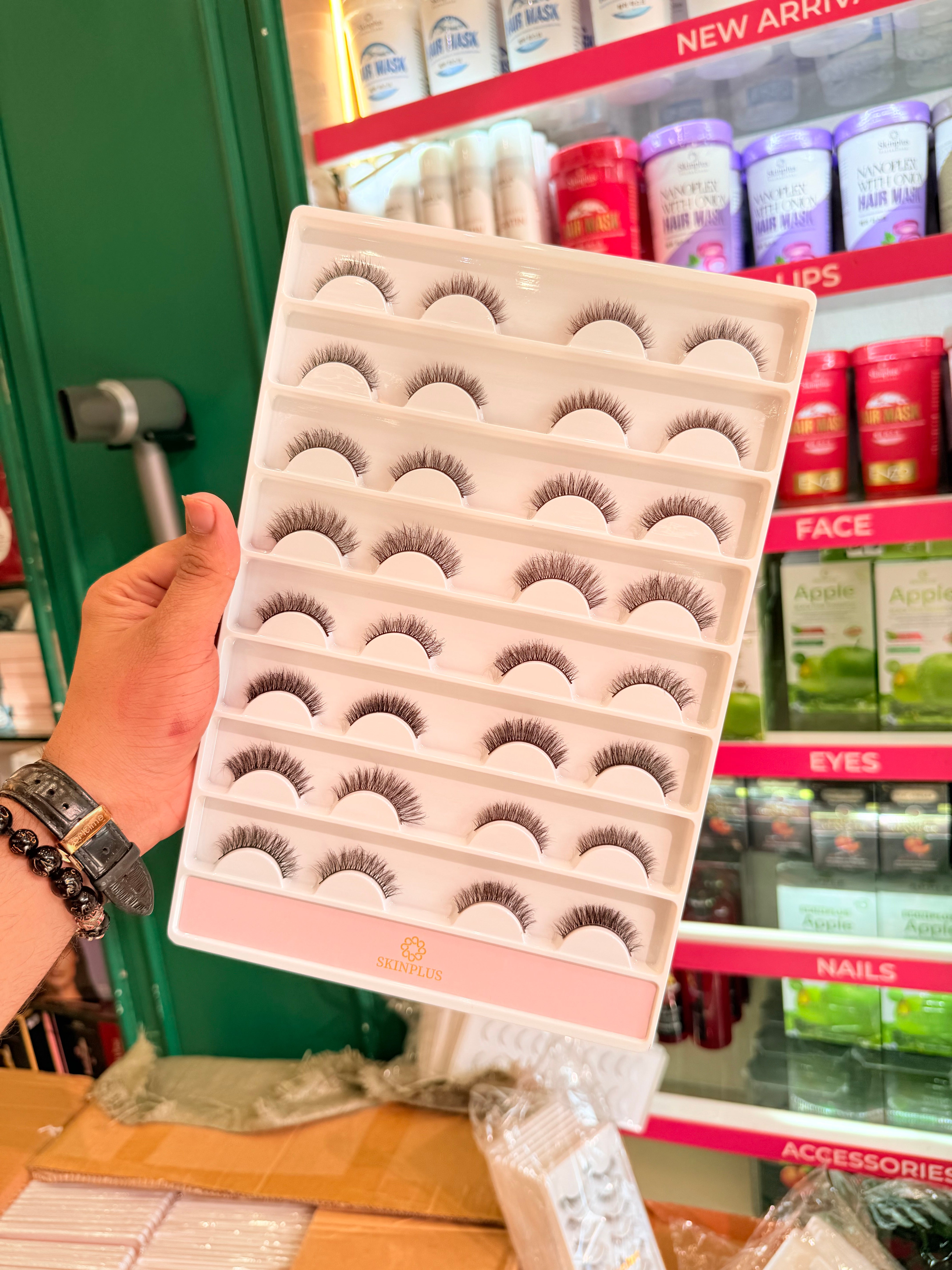 Skinplus 3D Mink False Eyelashes Set – 16 Pairs Premium Multi-Style Lash Collection