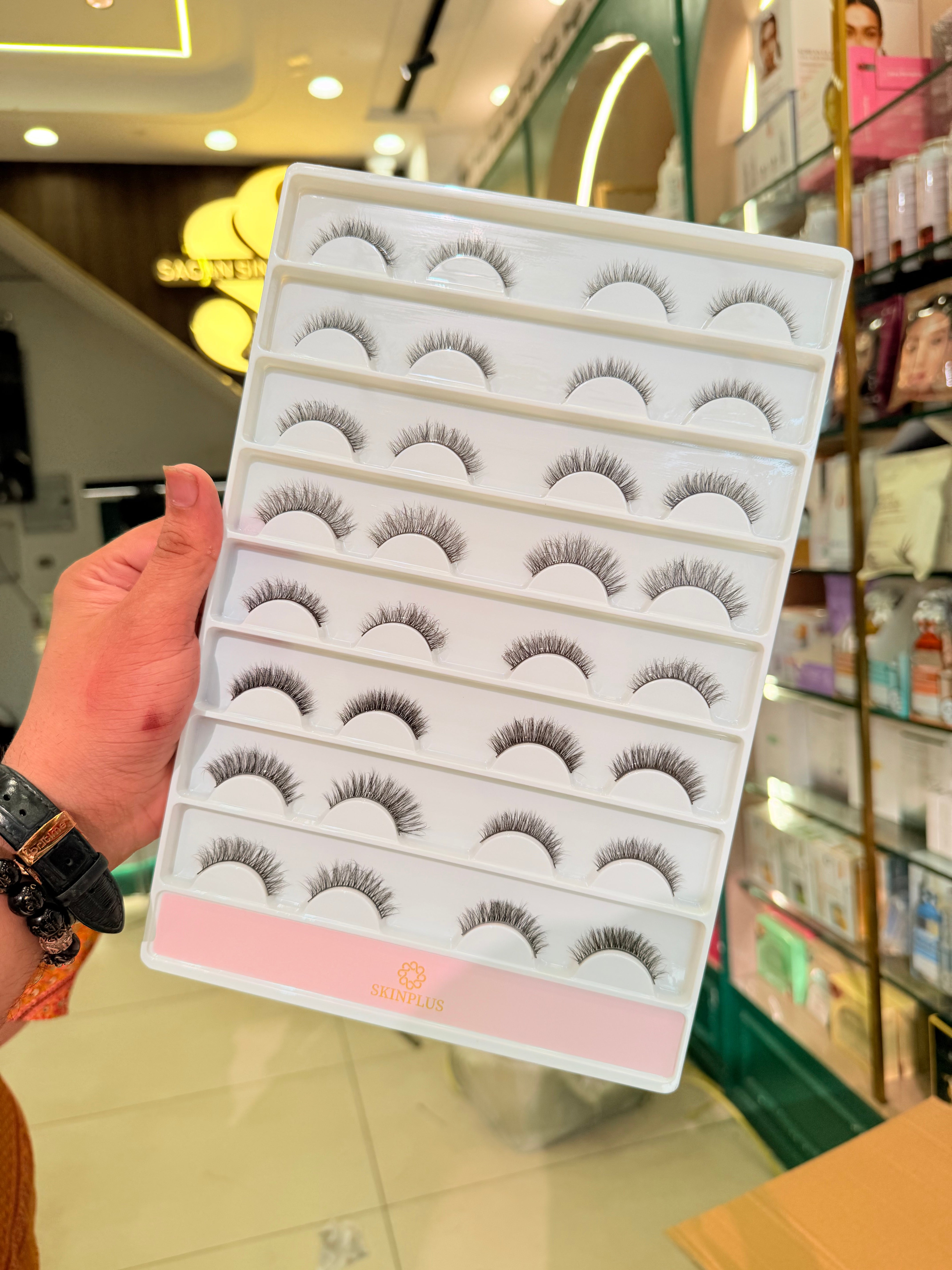 Skinplus 3D Mink False Eyelashes Set – 16 Pairs Premium Multi-Style Lash Collection