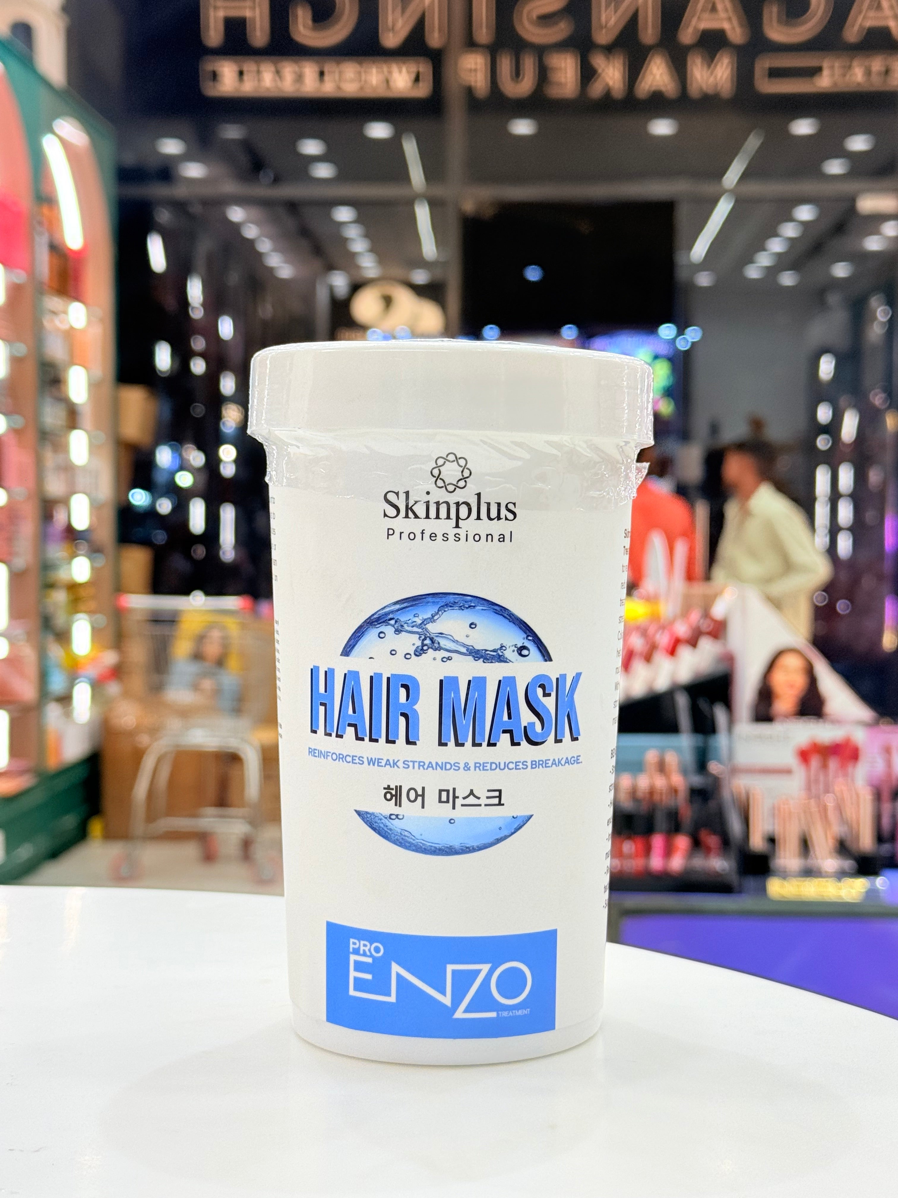 Skinplus Professional Pro ENZO Hair Mask – Anti-Breakage Strengthening Hair Mask | Reinforcing Hair Treatment - 800ml
