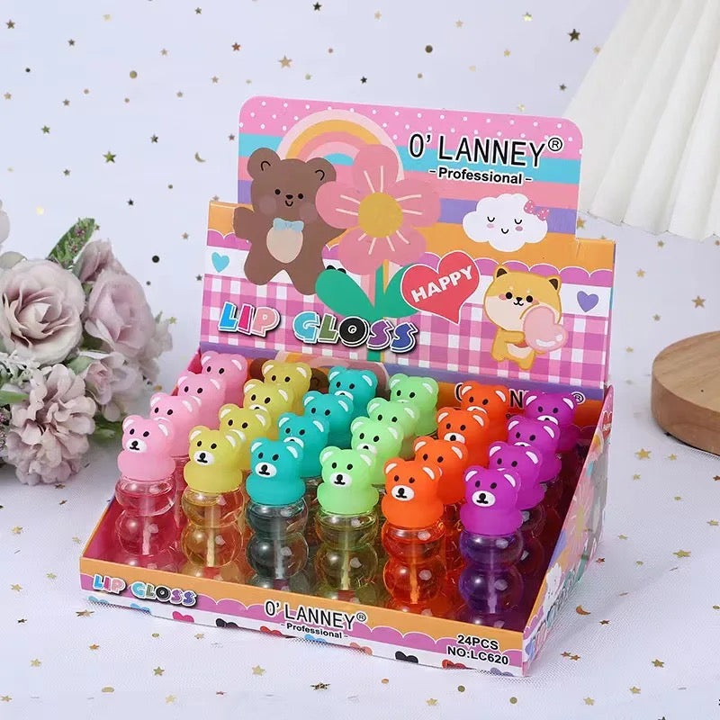 MAGIC TEDDY LIPGLOSS (SET OF 6pcs)