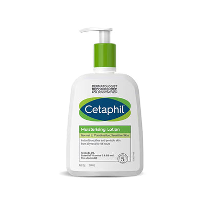 Cetaphil Moisturising Lotion 100ml – Lightweight Hydrating Moisturizer for Dry to Normal & Sensitive Skin | With Avocado Oil, Vitamin E & B3