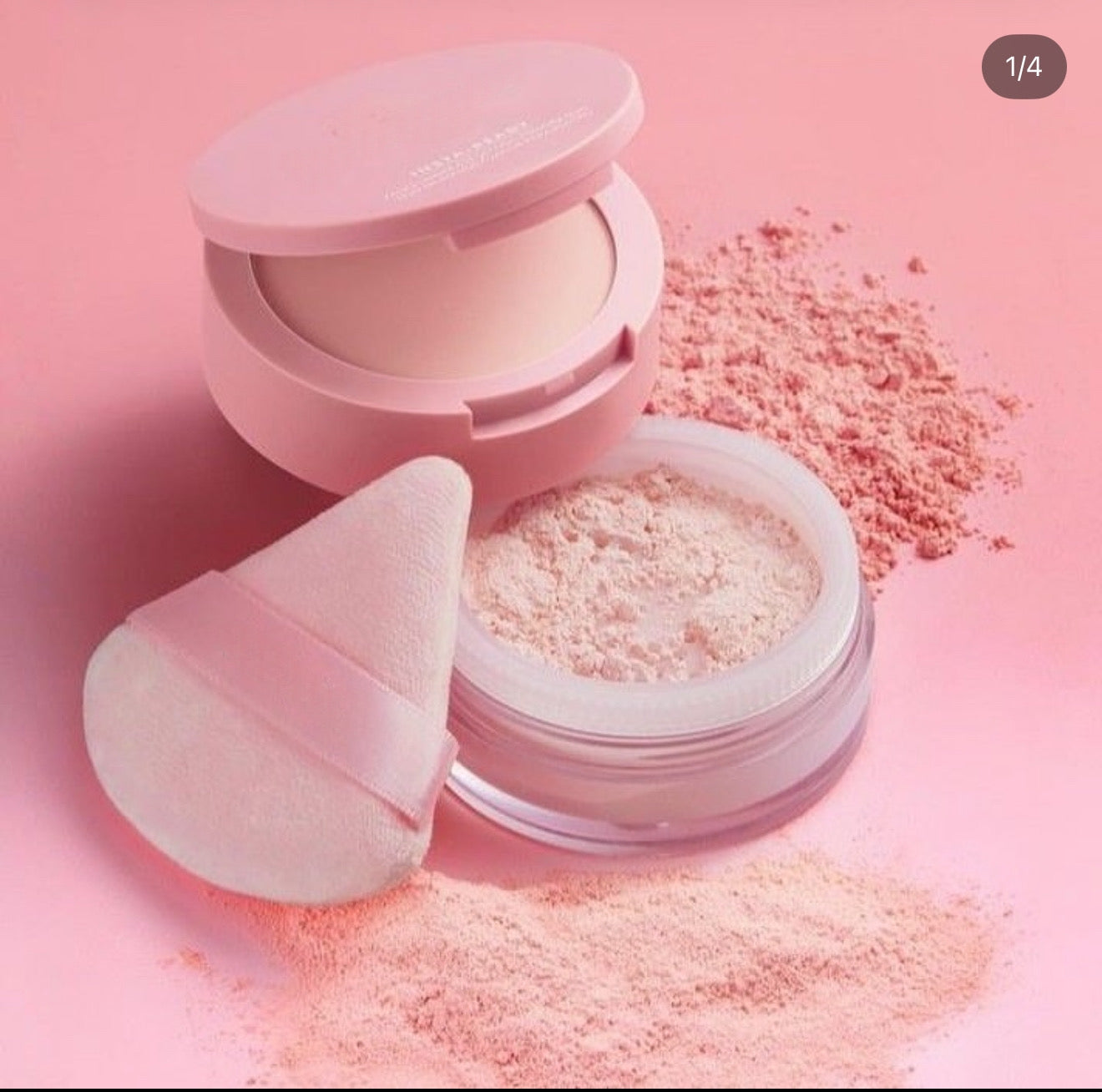 Moccallure  2in1 Compact + Loose Powder