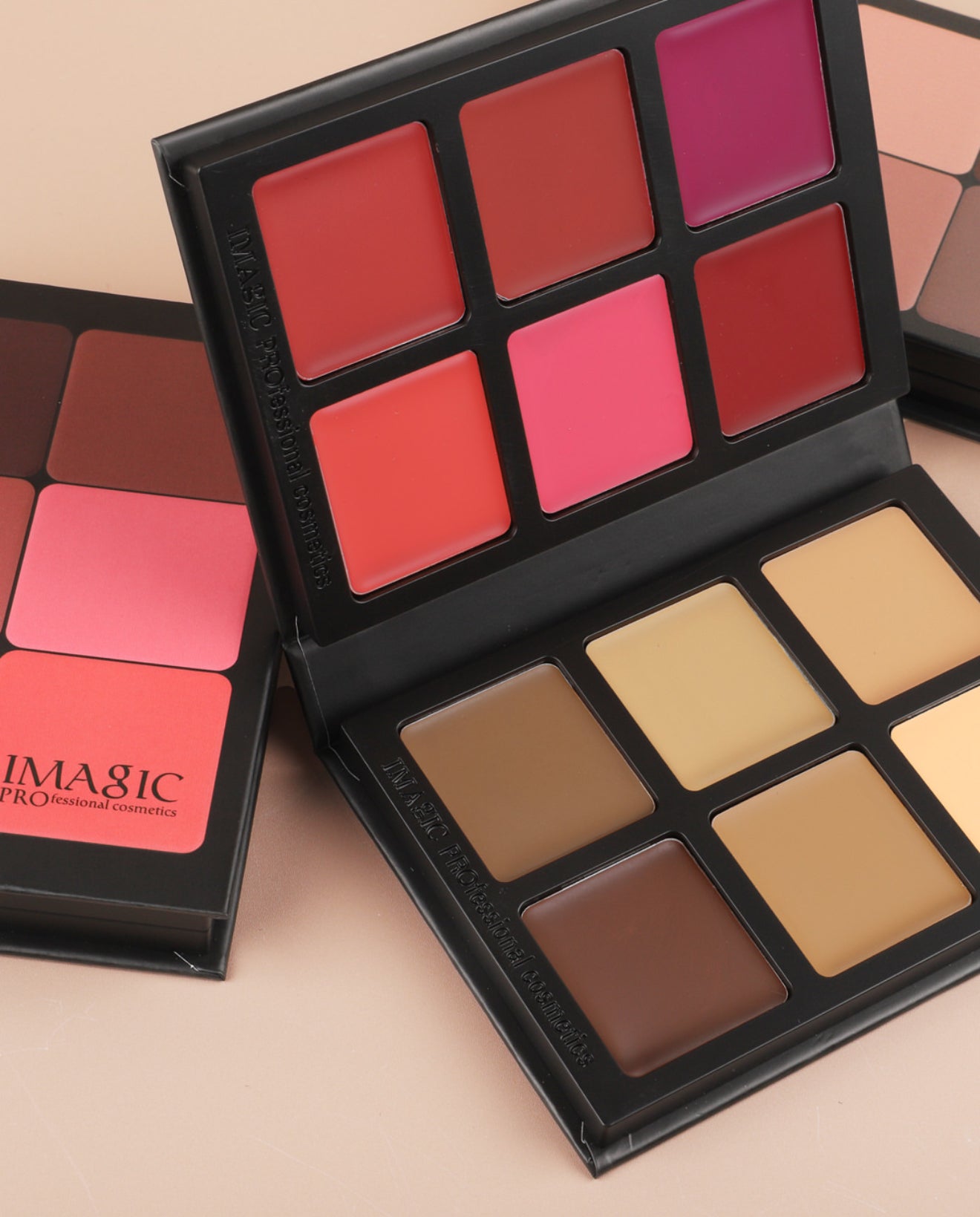 IMAGIC Multiuse Cream Foundation & Blush Palette FA145 – 2-in-1 Professional Face Palette