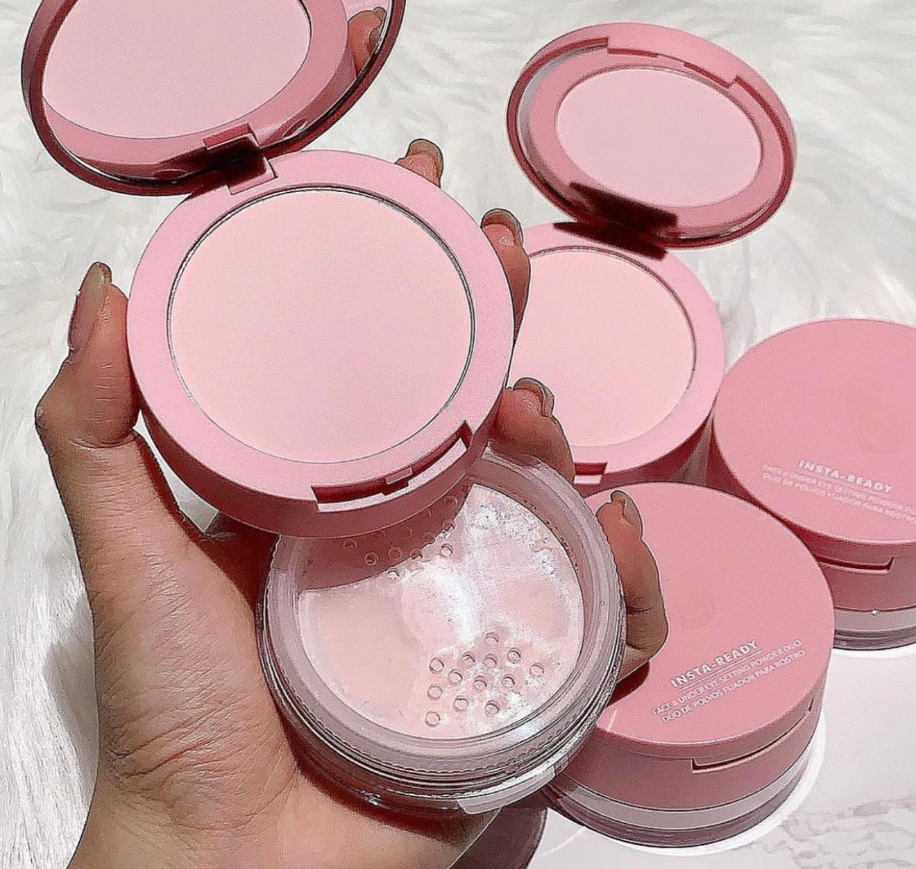 Moccallure  2in1 Compact + Loose Powder