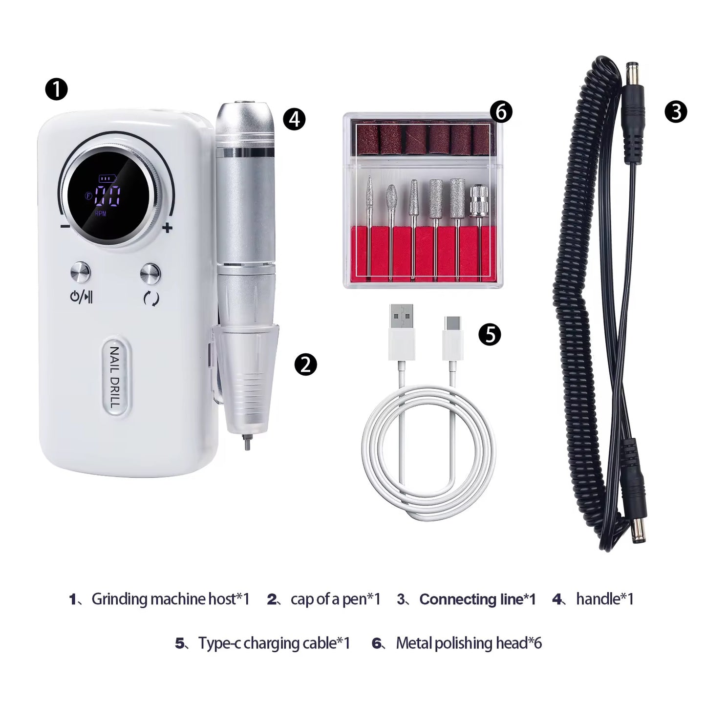 New Professional Mobile Nail Drill