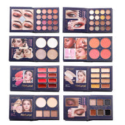 IGOODCO 8 Page All-in-One Makeup Book | Eyeshadow, Blush, Lip, Contour & More | Full Face Kit