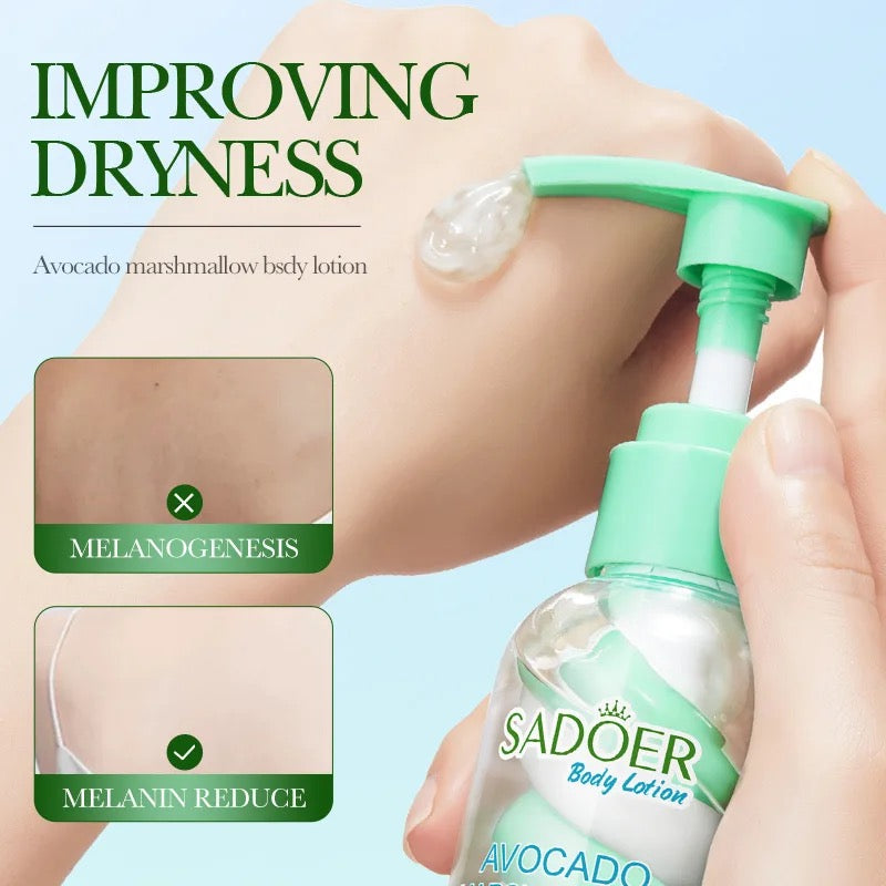 SADOER 200g Body Care Moisturizing
Hydrating Avocado Marshmallow Body Lotion