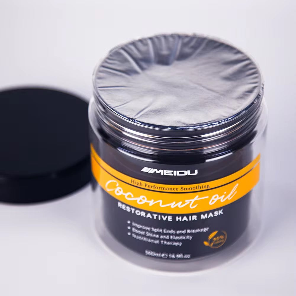 MEIDU Japanese Formula Coconut Oil Hair Mask 500ml | Controls Breakage, Boosts Shine & Repairs Split Ends | Results Guaranteed | Limited Stock