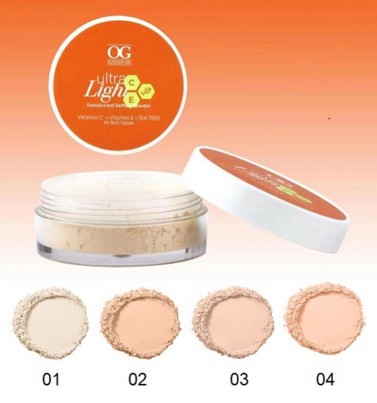 OG Professional Loose Powder Waterproof and Translucent