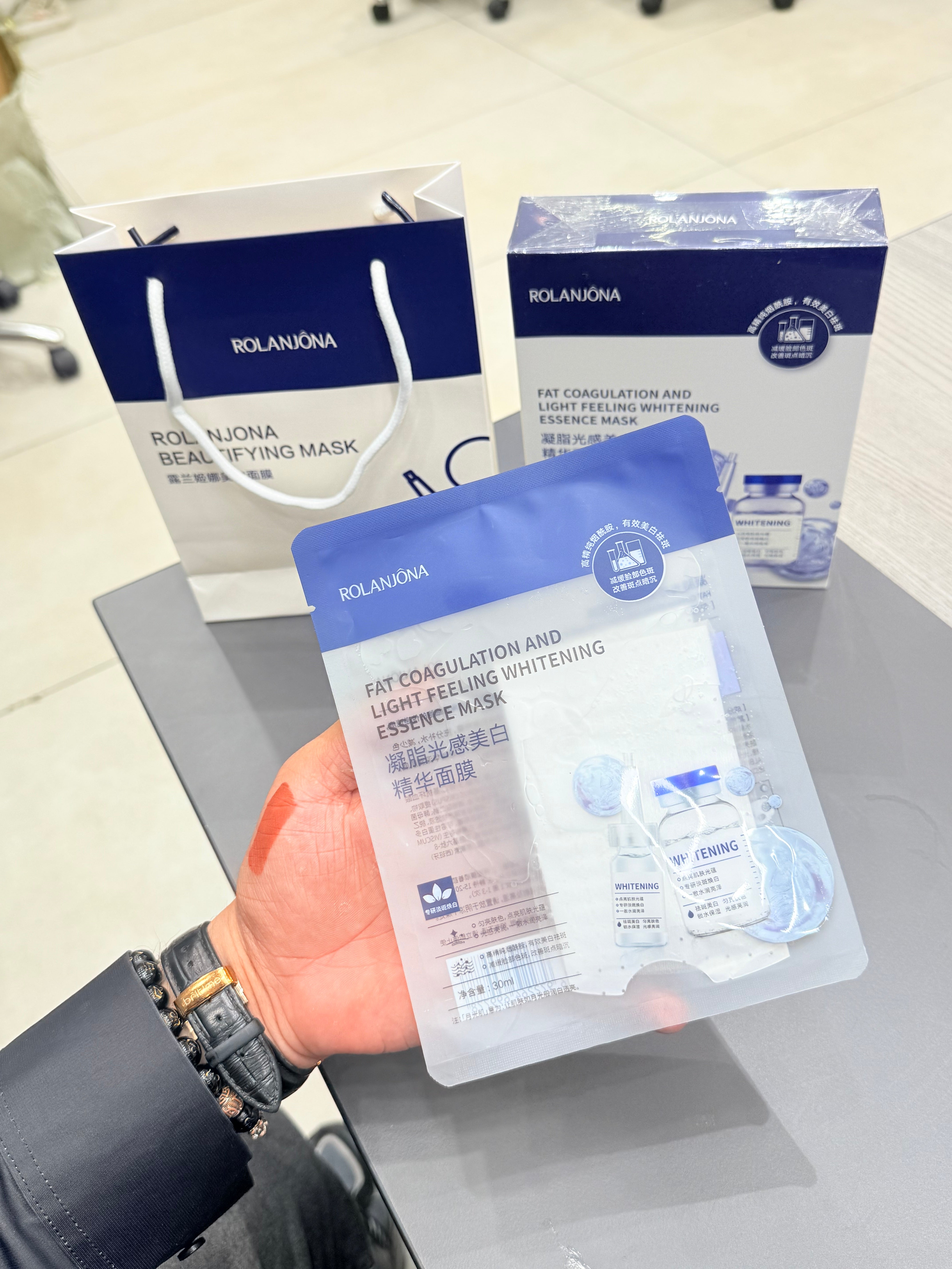 ROLANJONA Korean Brightening and Whitening Essence Sheet Mask (Glass Skin Glow Care 🇰🇷)