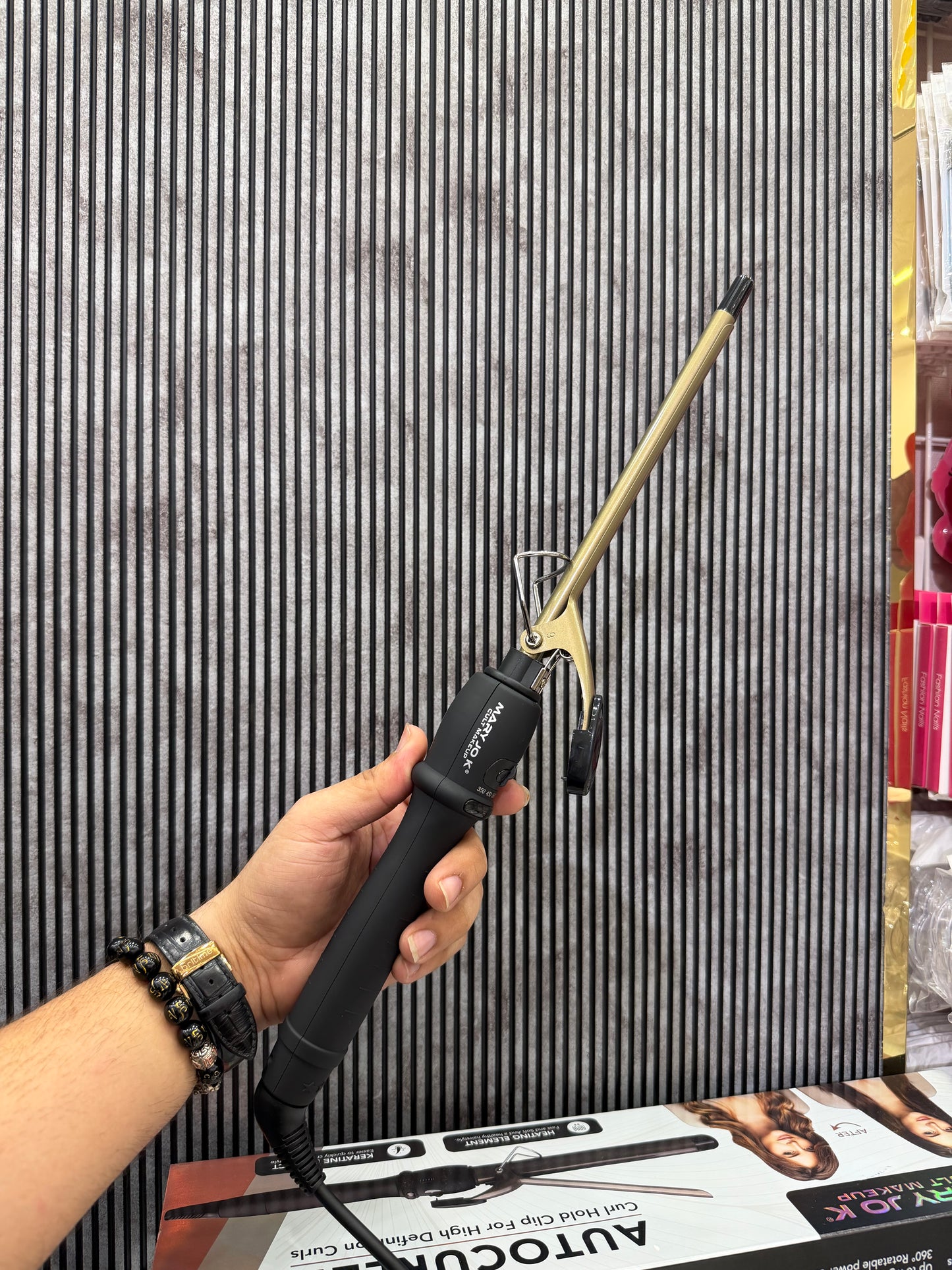 Mjk Maggie Curls Tong - 9mm ( One year Guarantee)