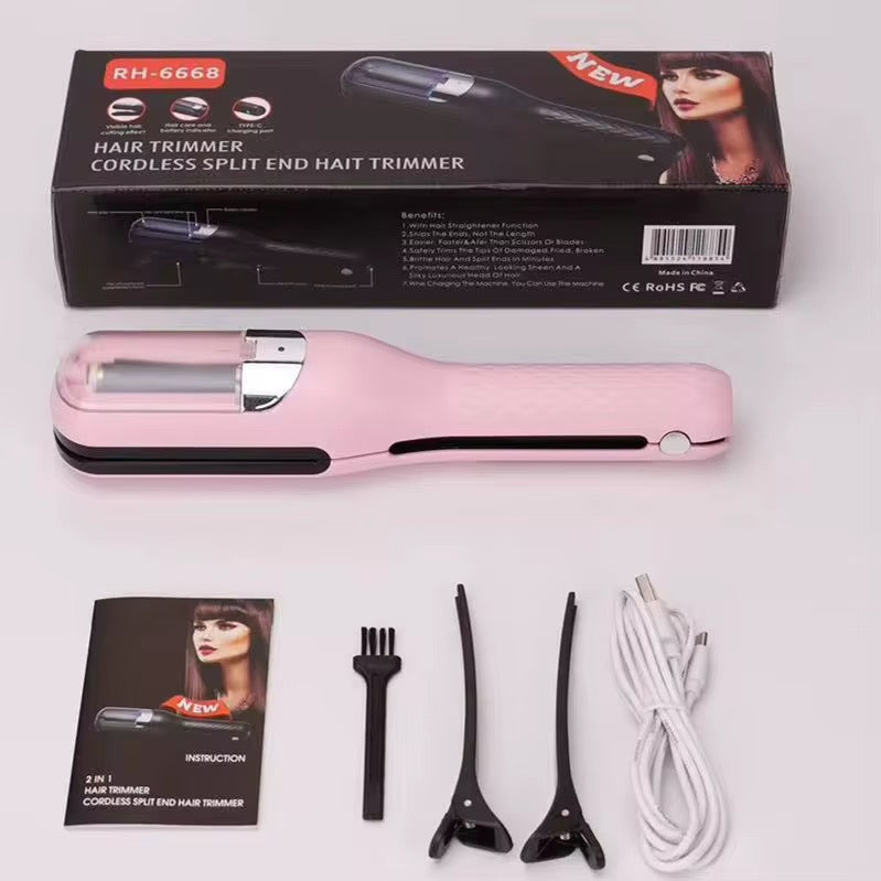 Salon-Like Split End Cutter Tool – No Length Loss -
