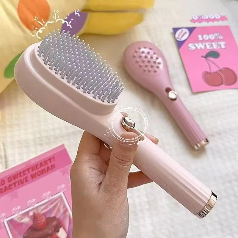 Viral Self Cleaning Hair Brush 😚