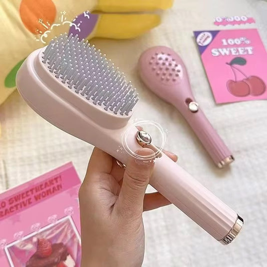 Viral Self Cleaning Hair Brush 😚