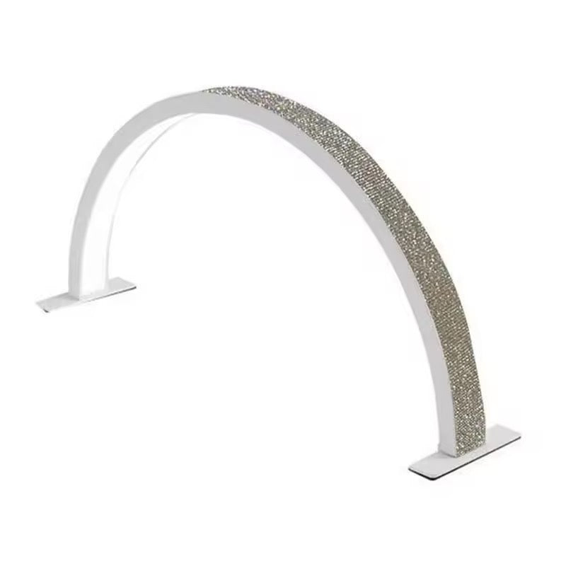 Moon Lamp Luxury Arch Nail Desk Lamp with Diamond Sparkle Finish 75cms