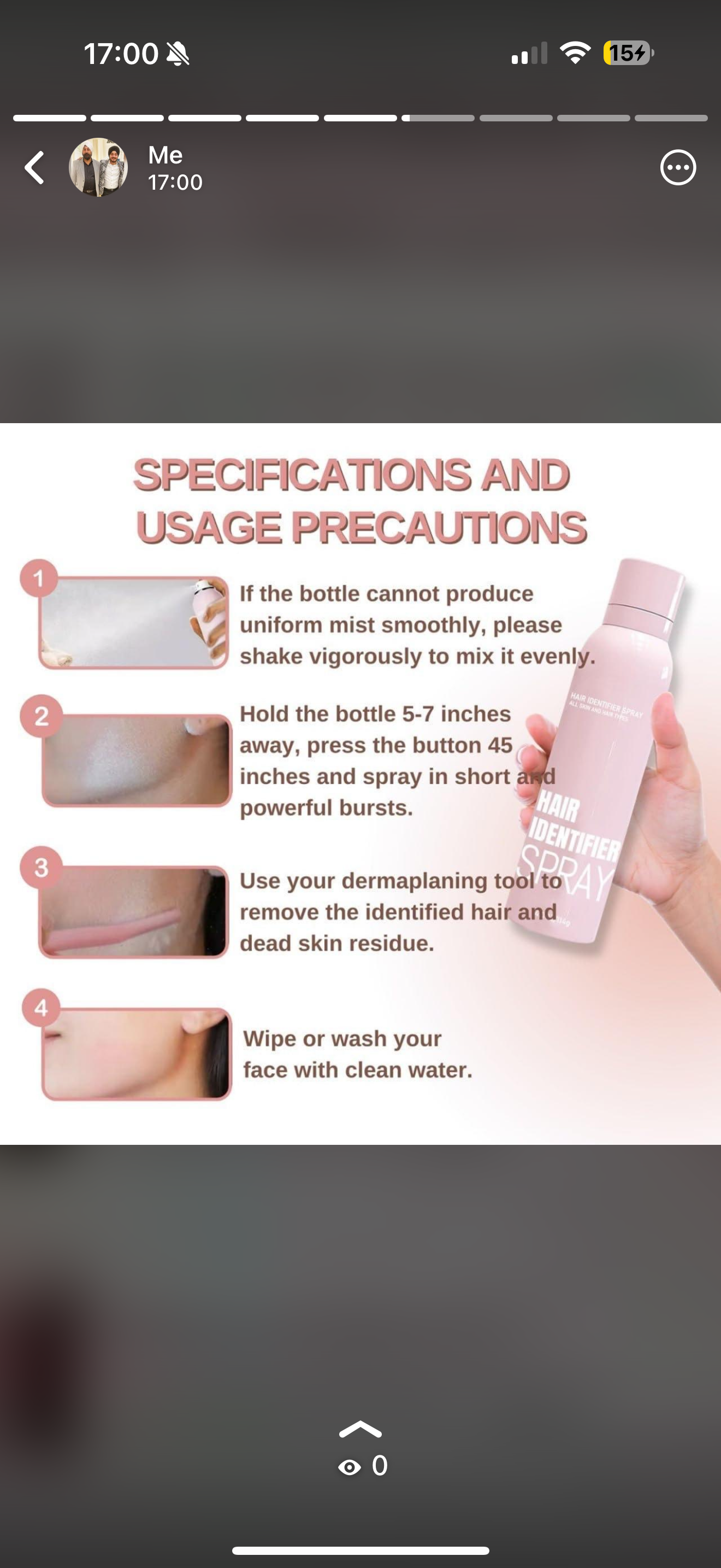 Hair Identifier Spray + Precision Face Razors Set