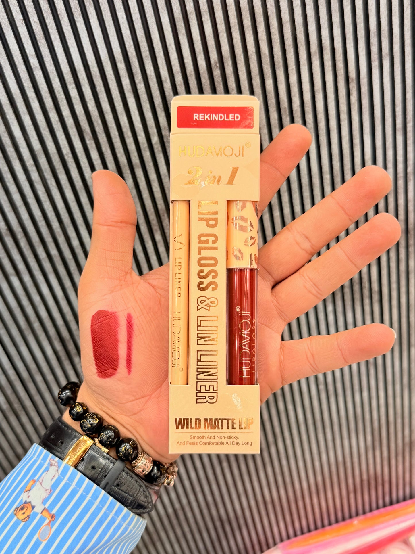 Hudamoji 2in1 Matte LipGloss + Lipliner