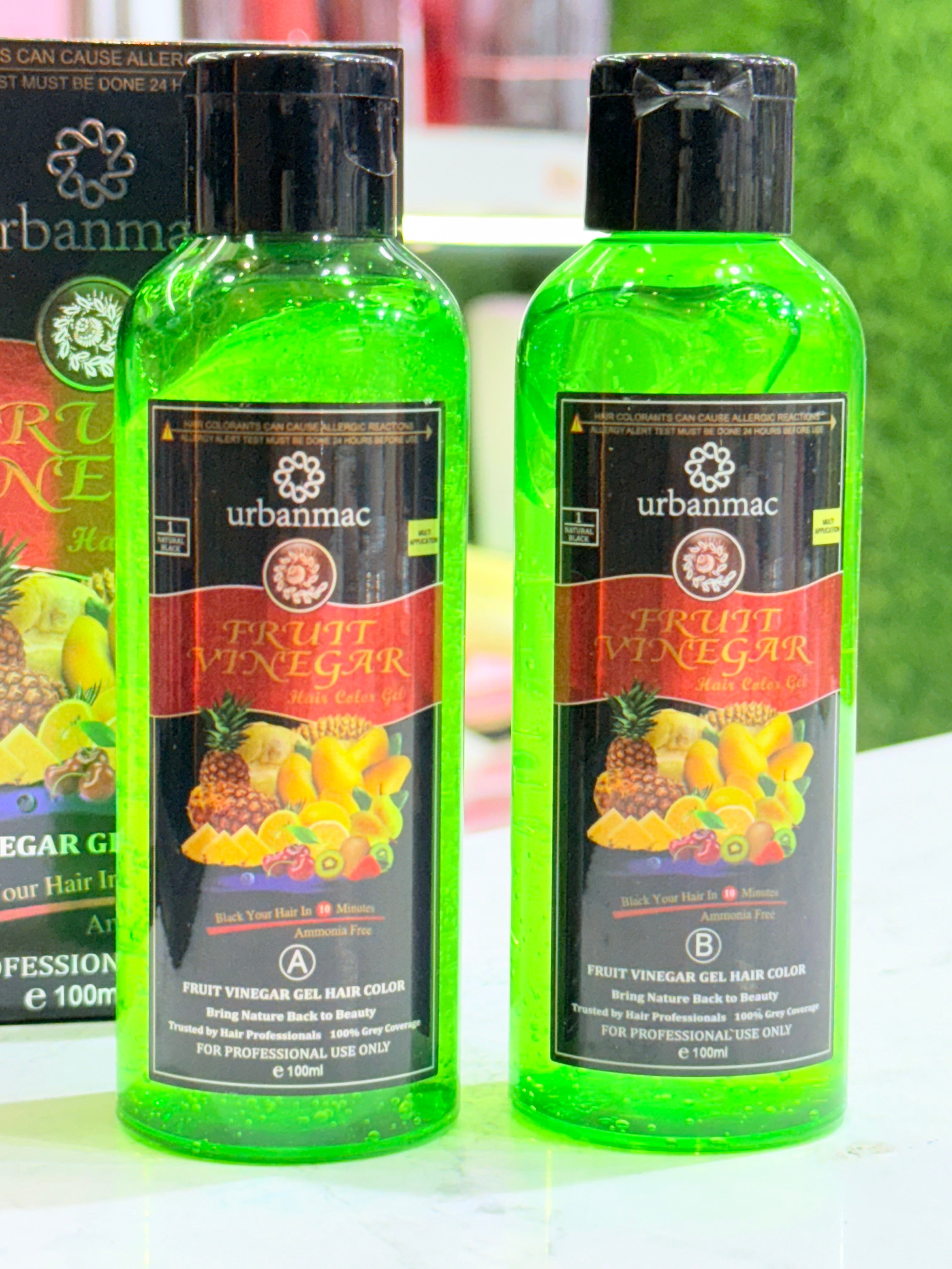 TRAVEL SIZE Urbanmac New Mini Fruit Vinegar (100ml+100ml) - BUY 1 GET 1 FREE