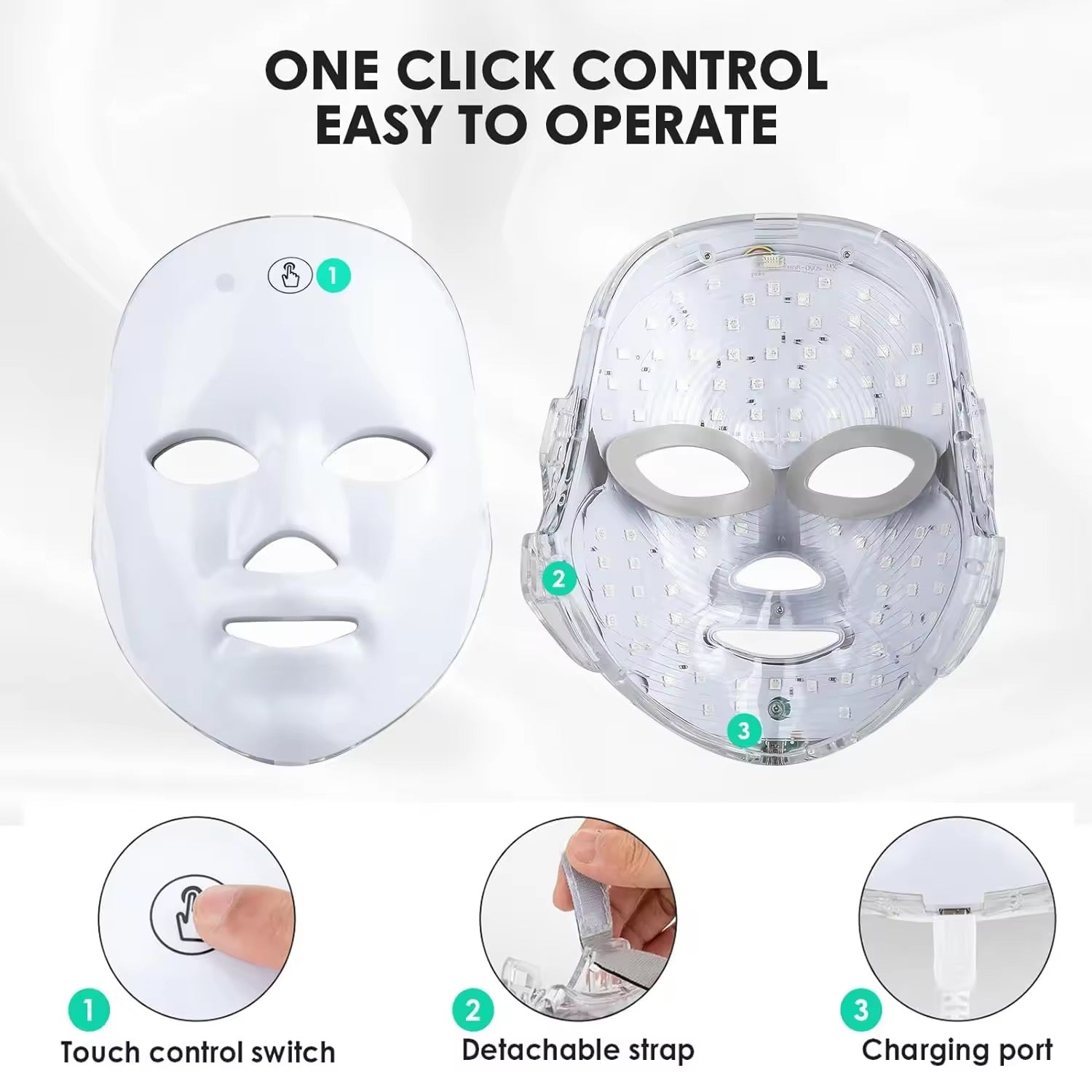Korean LED Therapy Mask – Professional Glow at Home (Best Seller)