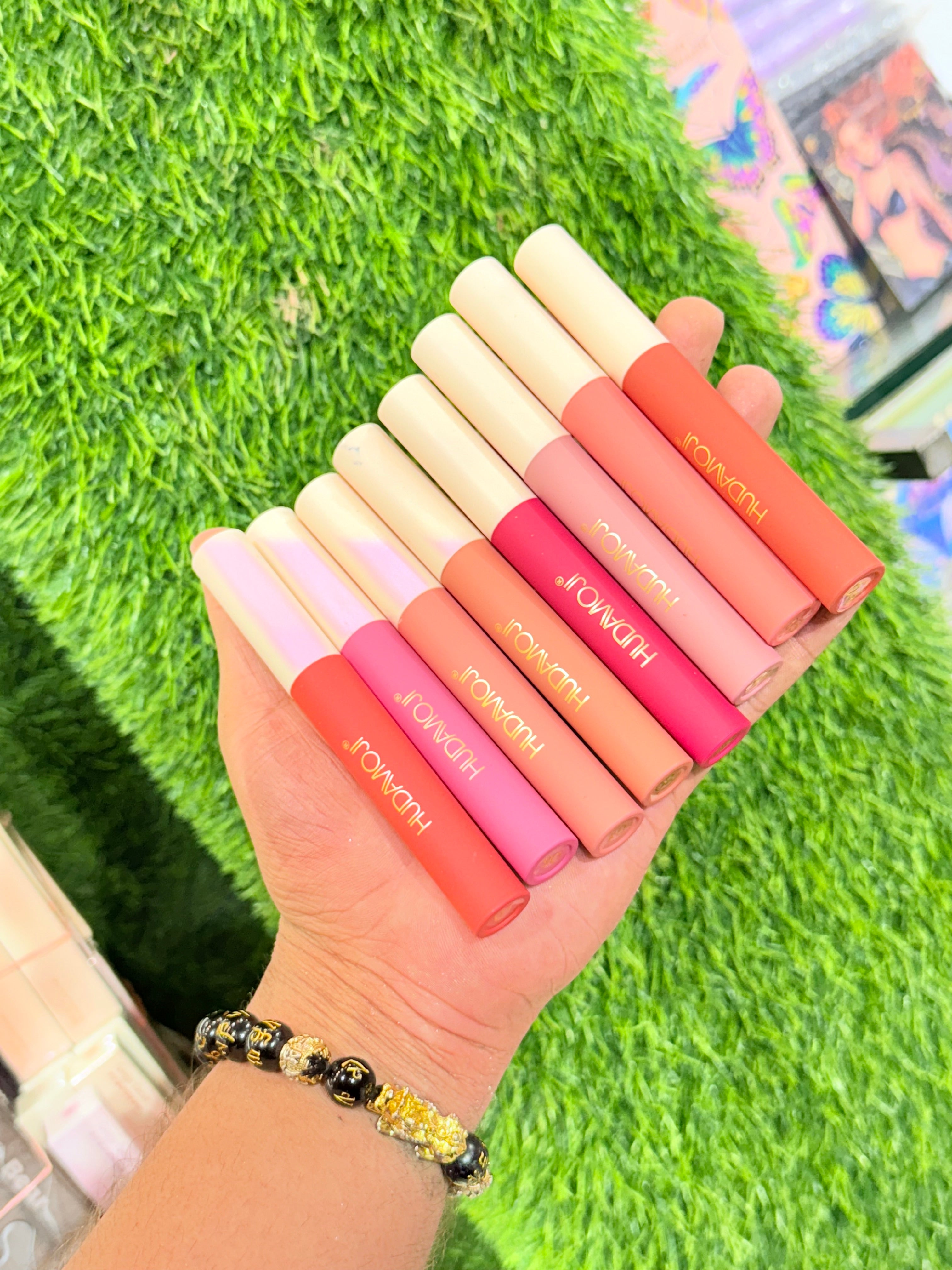 Hudamoji Pro Velvet Matte Lipsticks LipVault 12pcs