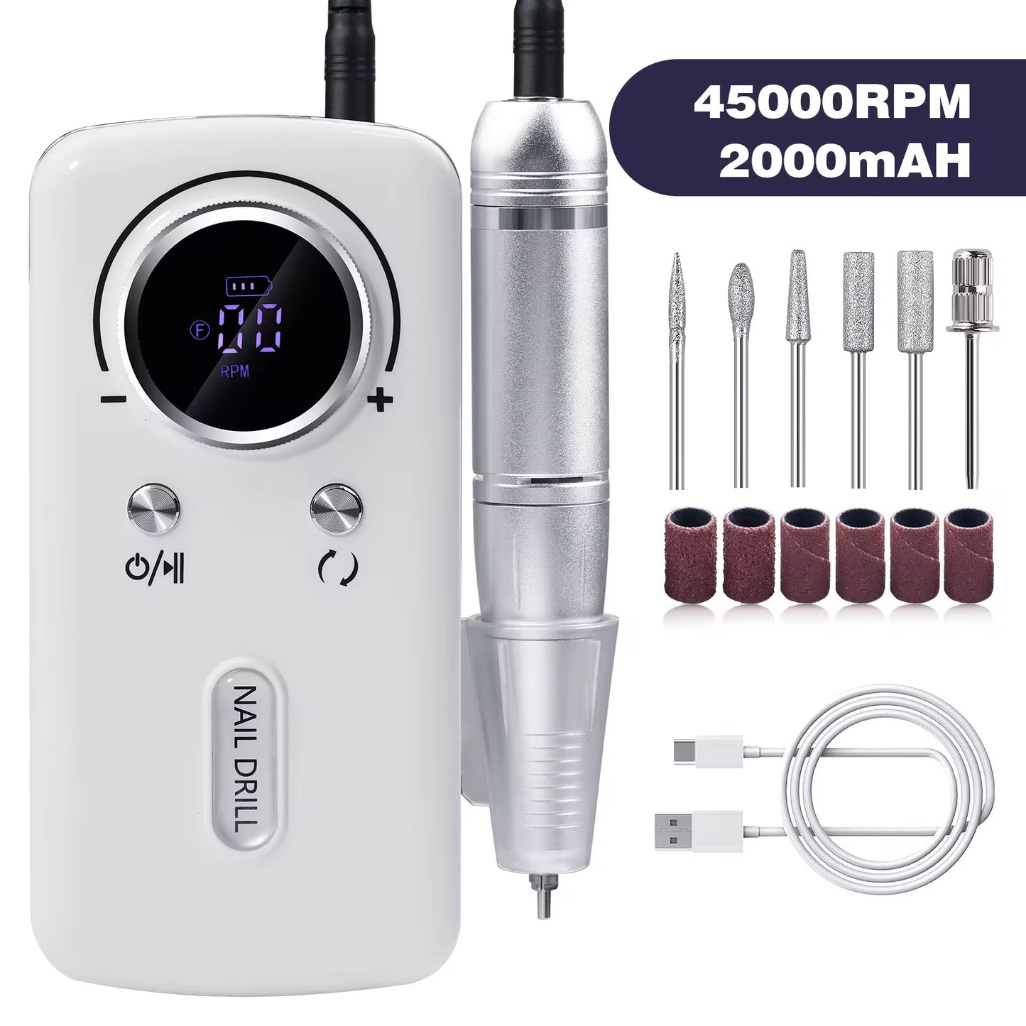 New Professional Mobile Nail Drill