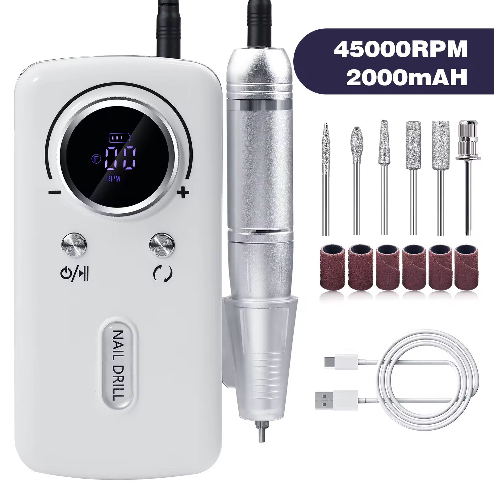 New Professional Mobile Nail Drill