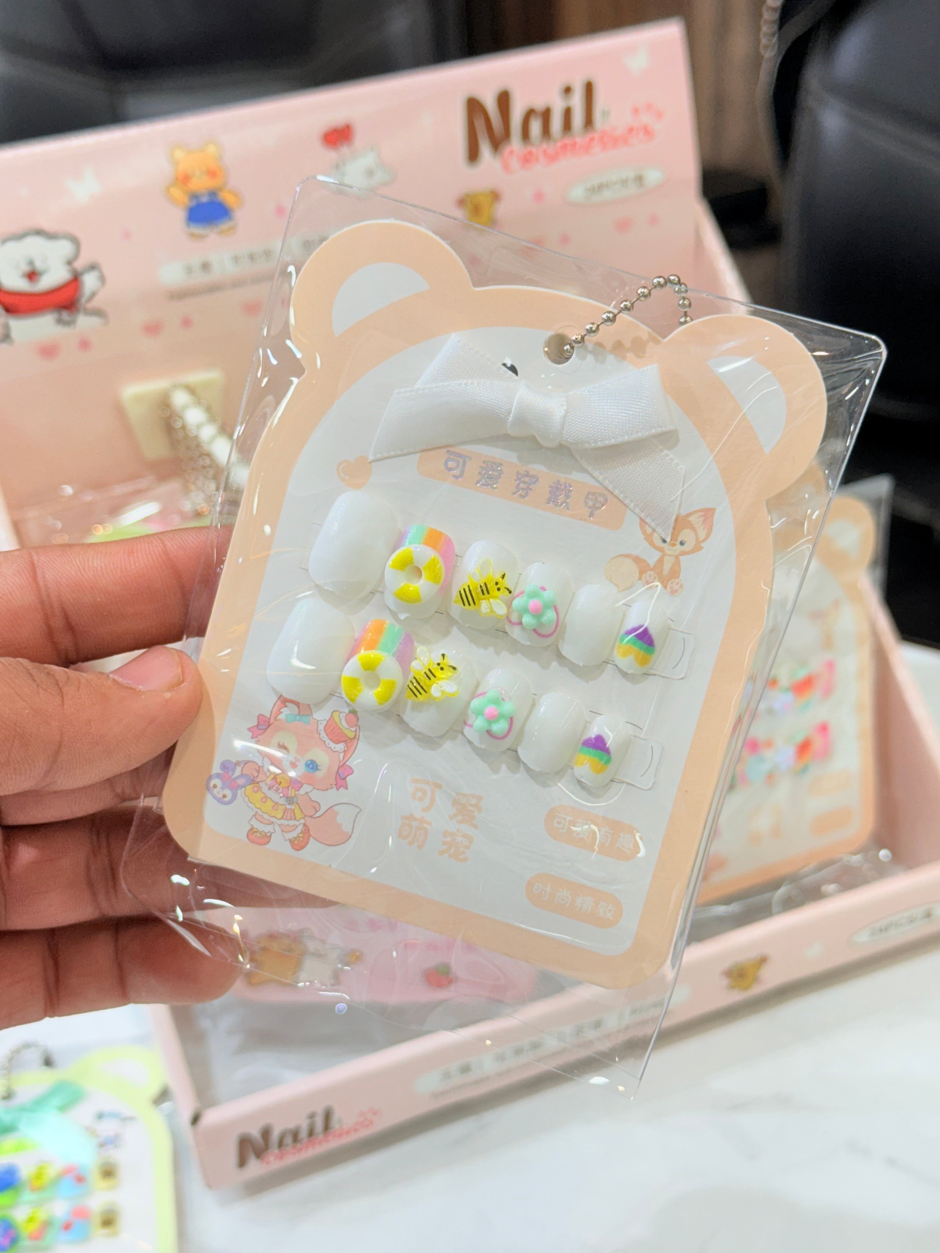 Kids Kawaii Nails | Wholesale Pack 24pcs | Viral Product