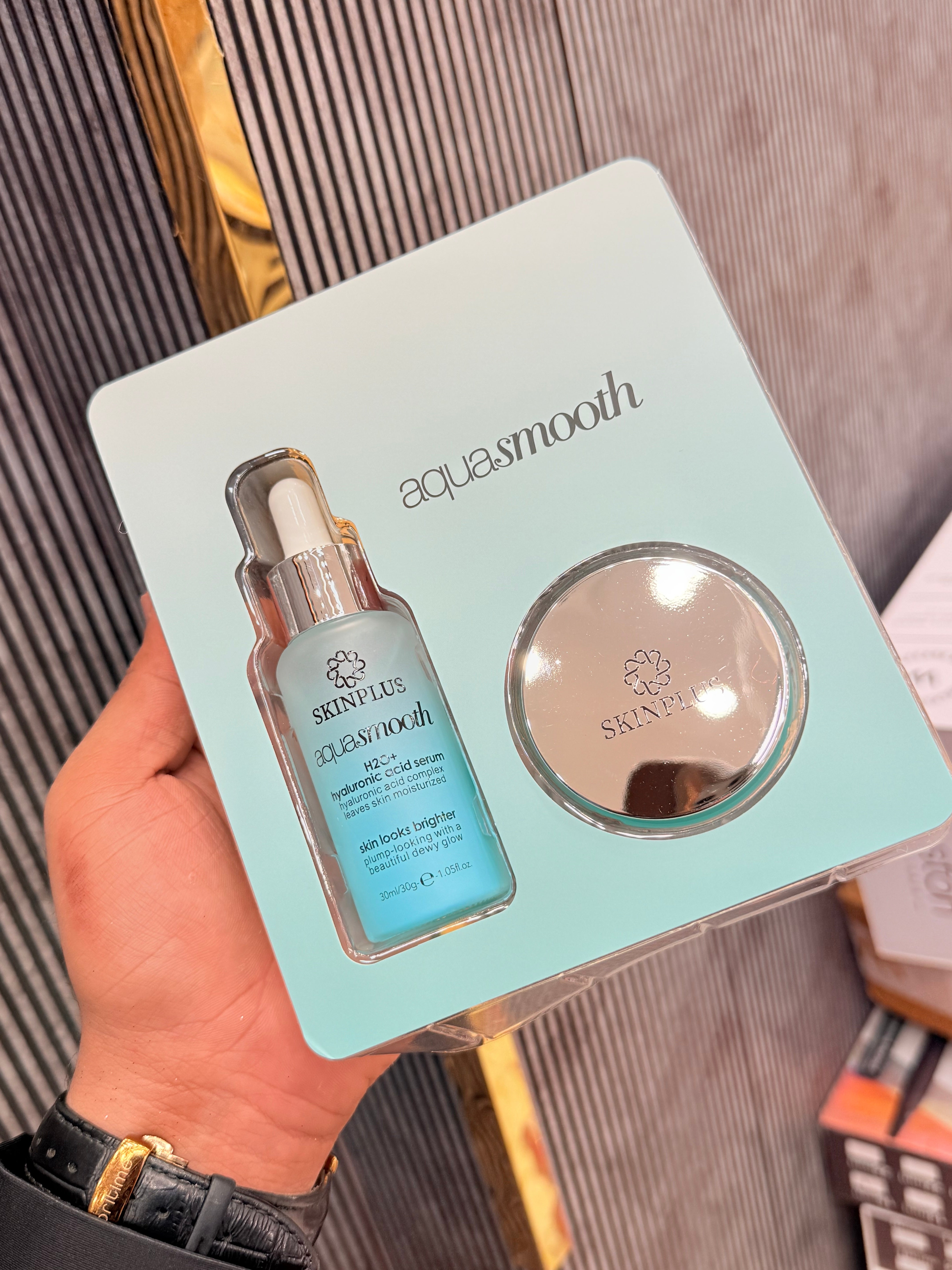 Skinplus Aqua Smooth H2O+ Hyaluronic Acid Hydration Skincare Kit – Deep Moisturizing Serum + Cream - EARLY BIRD DEAL
