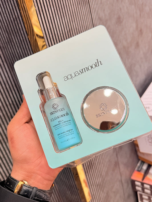 Skinplus AquaSmooth H2O+ Hyaluronic Acid Hydration Kit – Deep Moisturizing Serum + Cream - EARLY BIRD DEAL