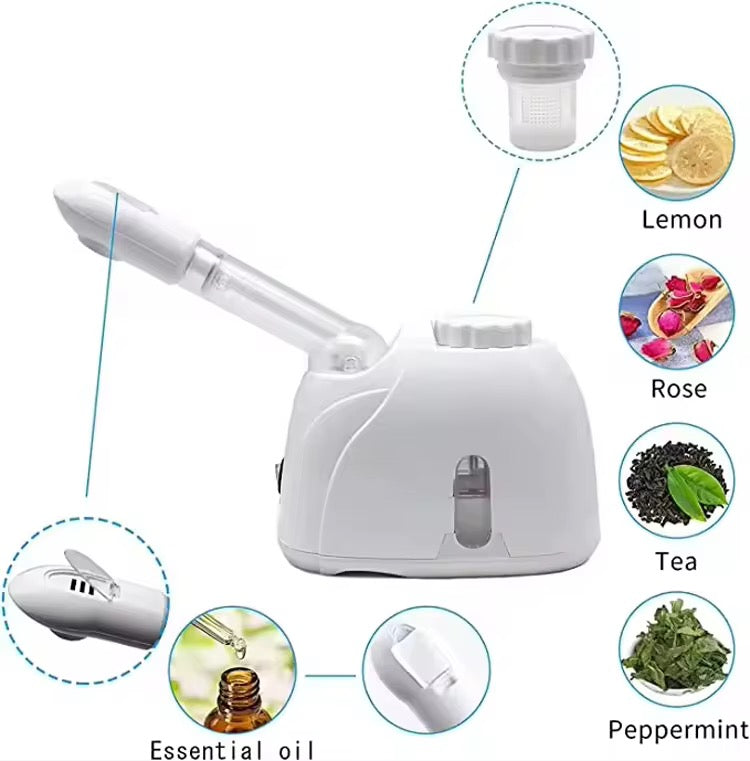 💎 Professional Nano Ionic Facial Steamer – Salon Grade Hot Steam Machine for Deep Hydration & Pore Cleansing (Home & Salon Use)