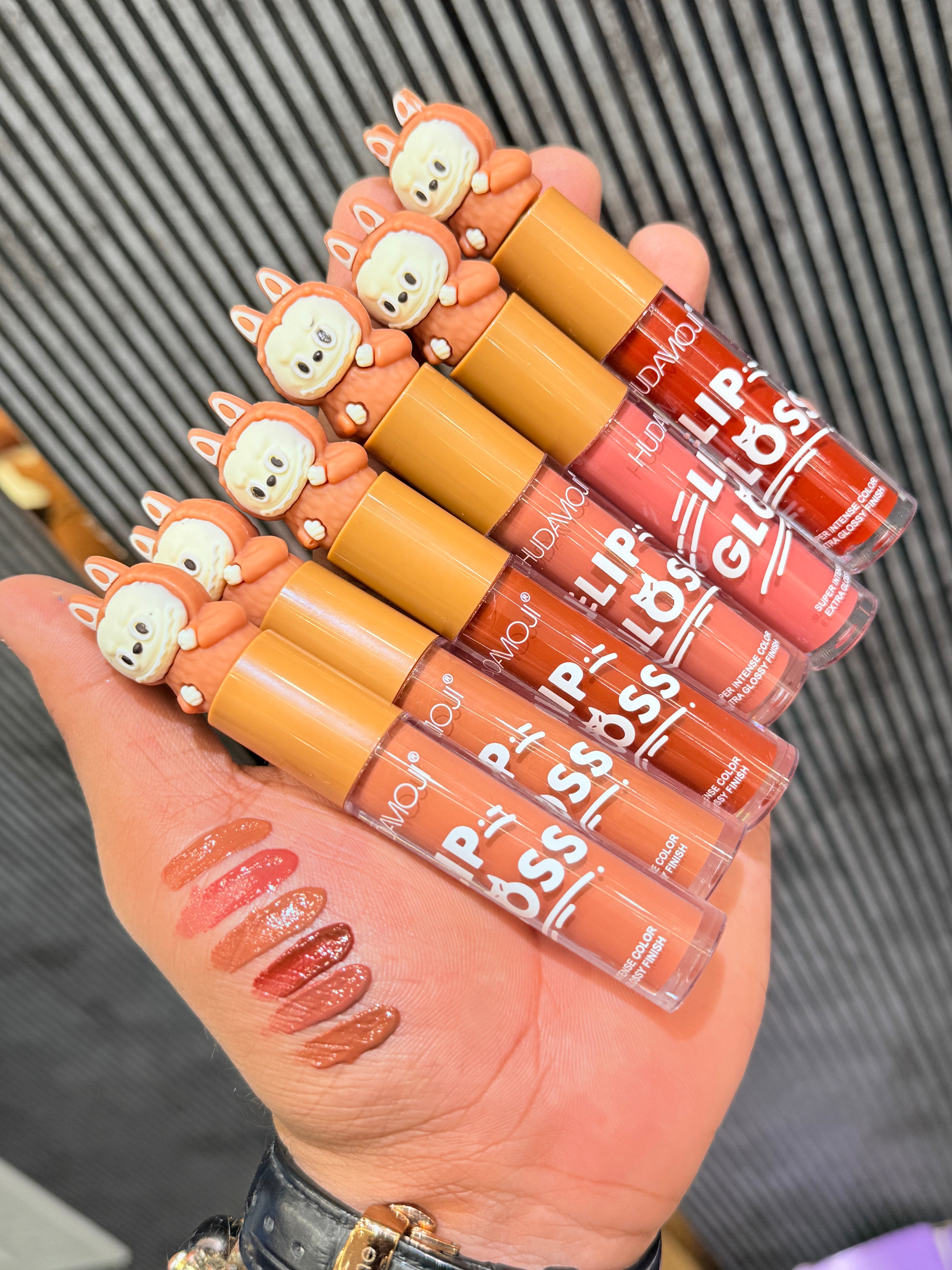 Labubu LipGlosses - Nudes And Browns 6pcs