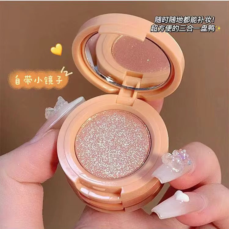 3in1 Highlighter + Blusher Travel Friendly 🐥😍