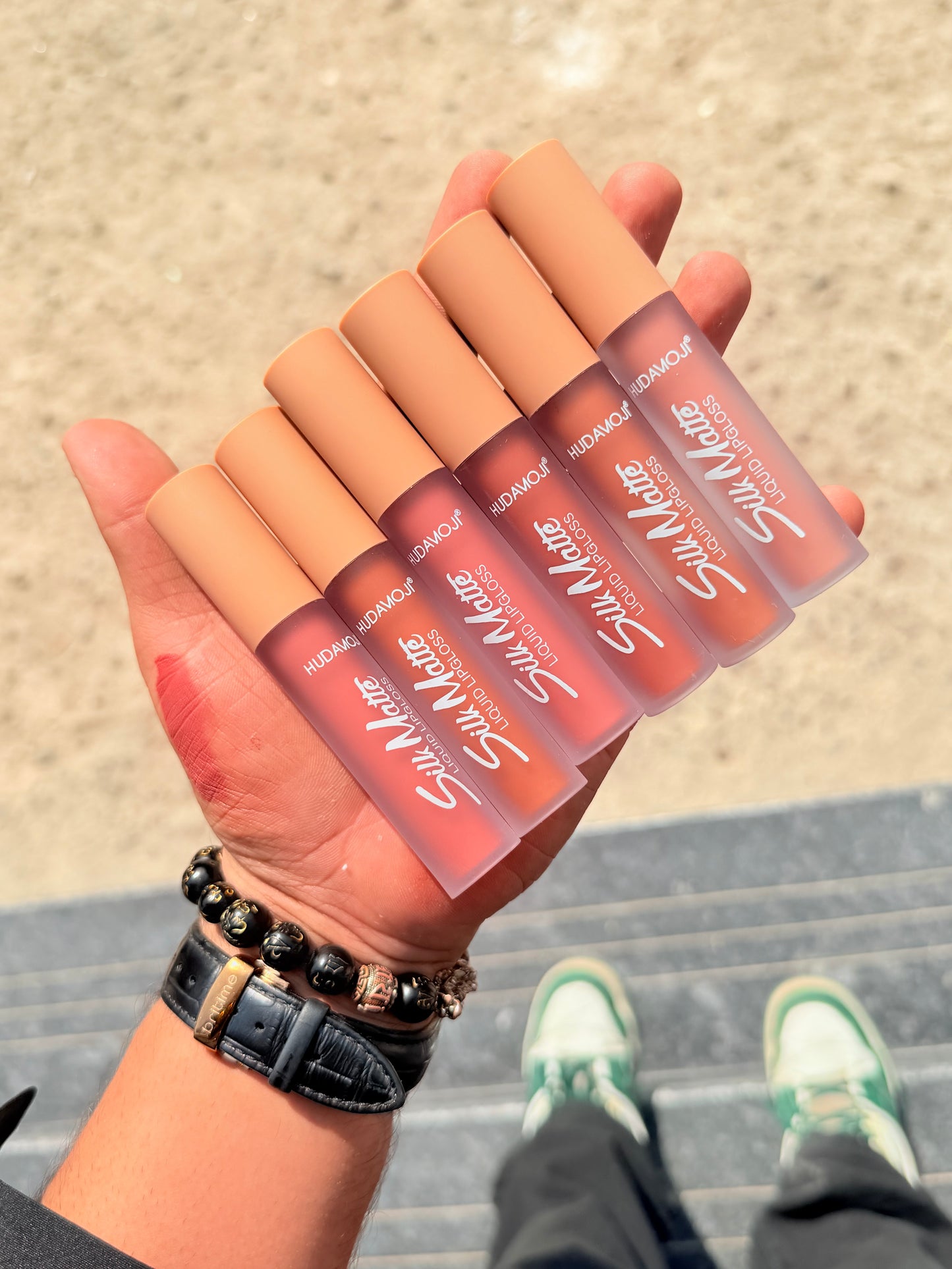 Hudamoji Silk Matte Liquid Lip Gloss – Set of 6 | Buy 1 Get 5 FREE | Long Lasting Matte Lip Colors
