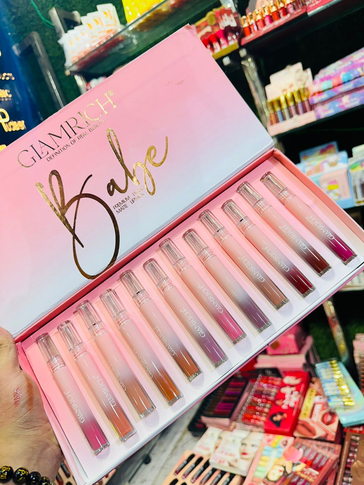 The BABE Velvet Matte LipGloss Vault (12 Full Size Lippers)