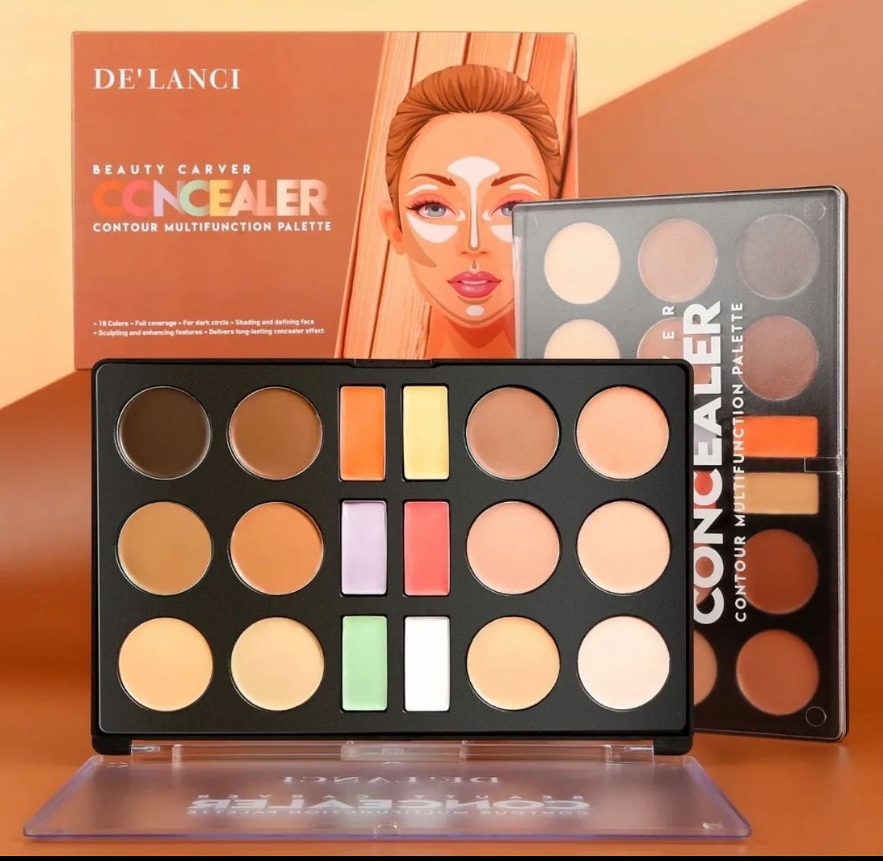 DE'LANCI Beauty Carver Concealer Palette