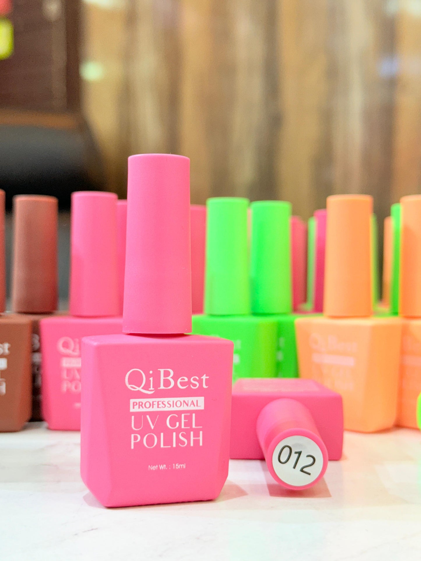 Qi Best UV Gel Nail Paint (Color Coat) 15ml