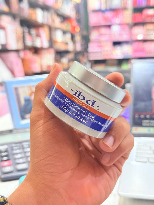 IBD Hard Gel LED/UV Builder Gel – Clear (56g)