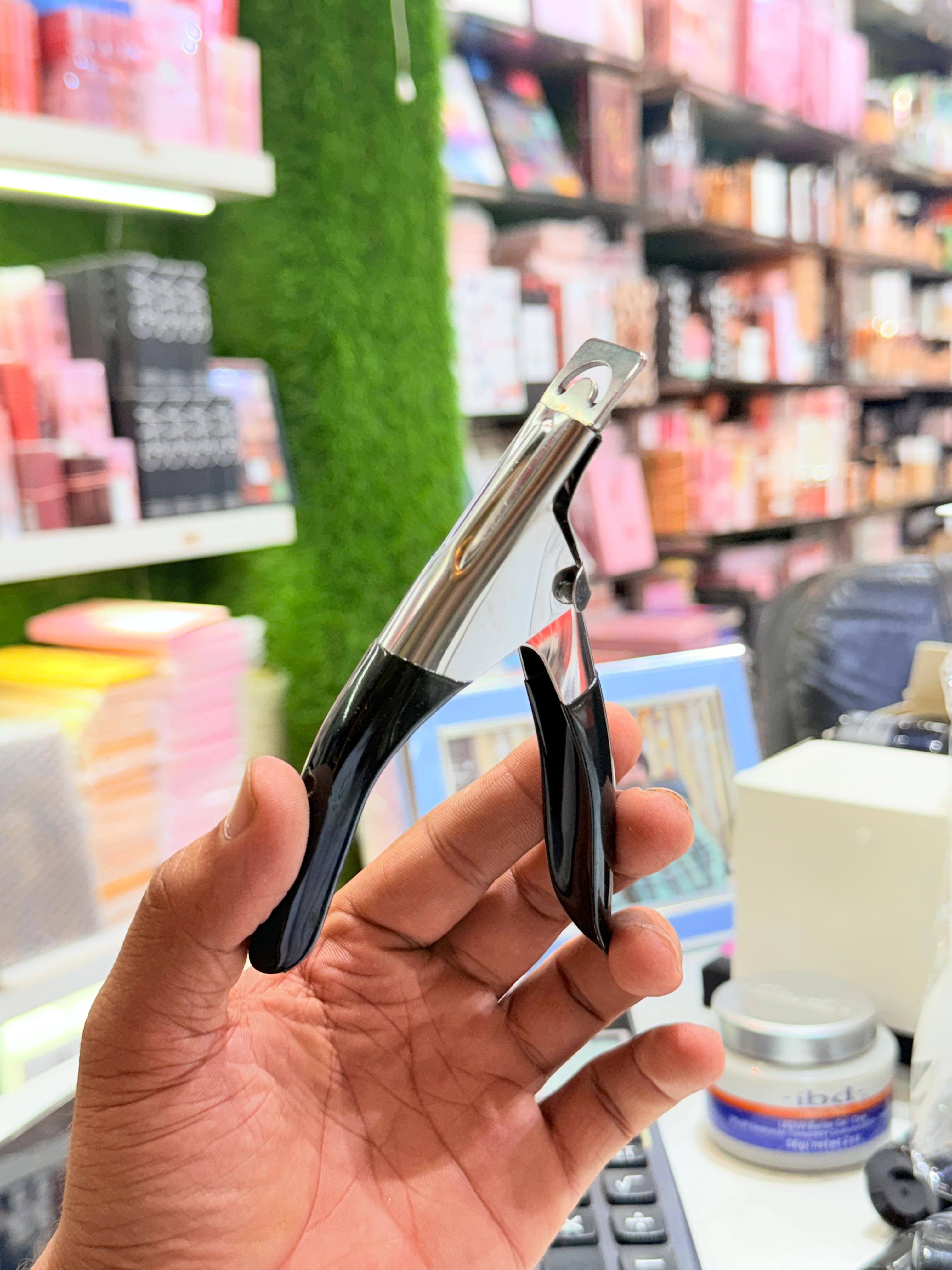 Black Acrylic Nail Tip Cutter – Stainless Steel Blade