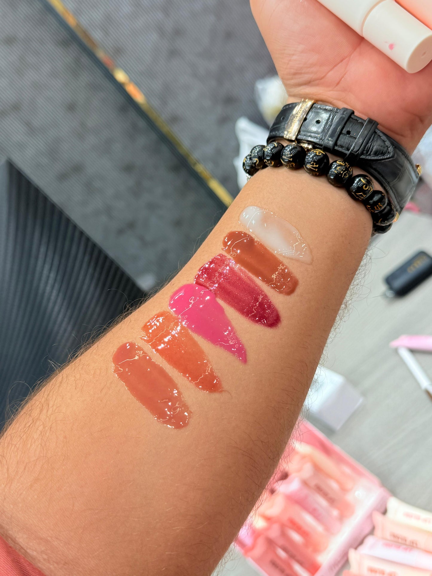 HUDAMOJI LIPGLOSS SHINY 6PCS SET KARWA SPECIAL