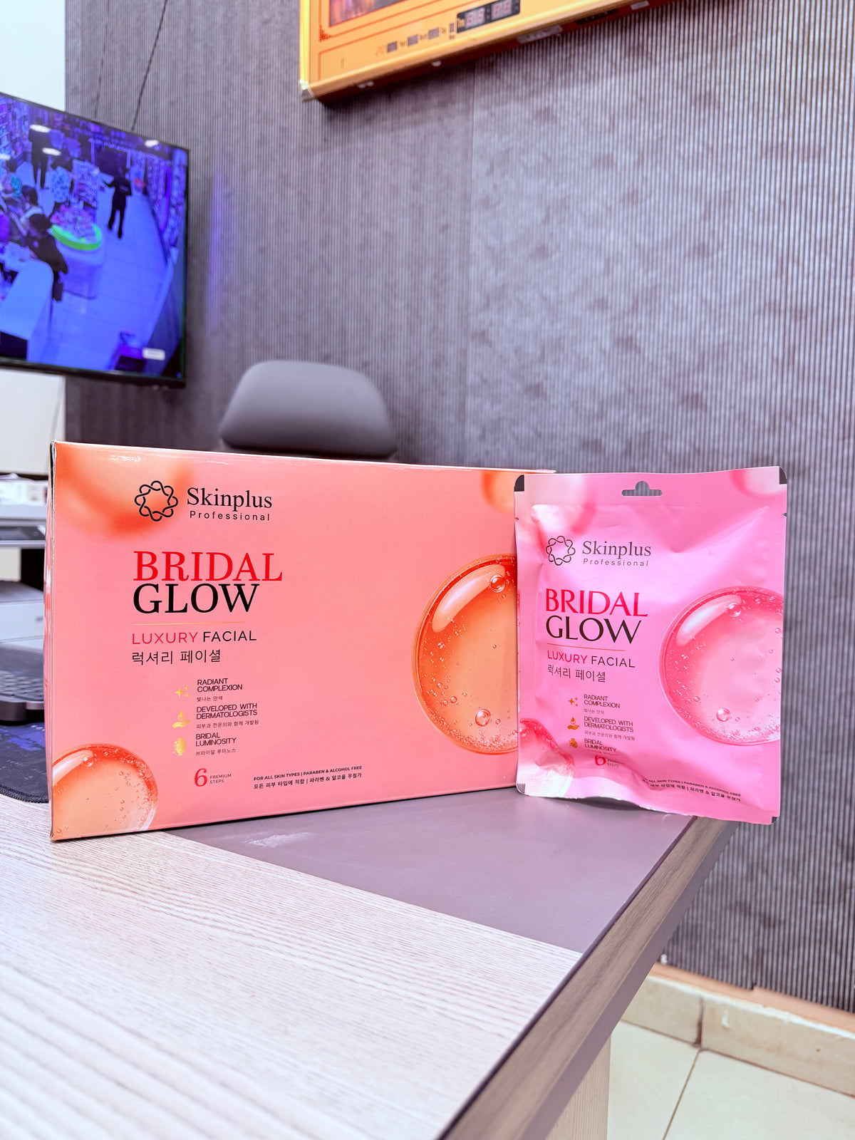 Skinplus Professional Bridal Glow 6-Step Luxury Facial Kit – Radiance & Bridal Glow