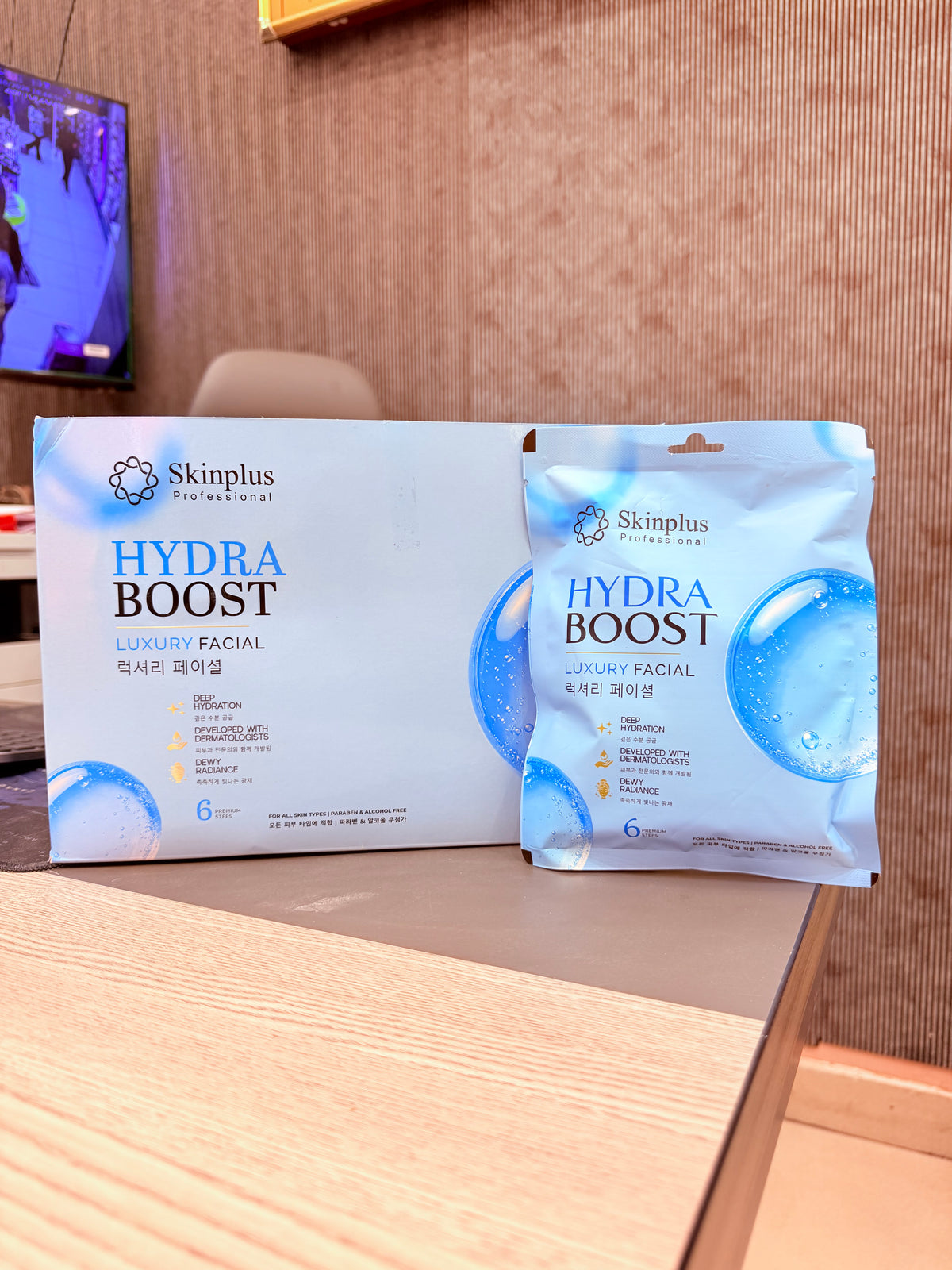 Skinplus Professional Hydra Boost 6-Step Luxury Facial Kit – Deep Hydration & Radiant Glow