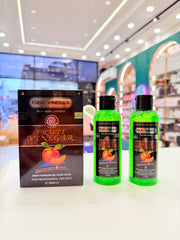 Fruit Vinegar Gel Natural Brown Color – 03 Natural Brown | 10 Min Instant Hair Dye | Shine + Coverage Formula