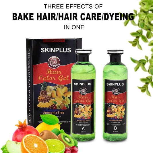 NEW SKINPLUS GEL HAIR COLOR - Fruit Vinegar HAIR AND BEARD COLOR - DO NOT TOUCHES THE SCALP (Copy)