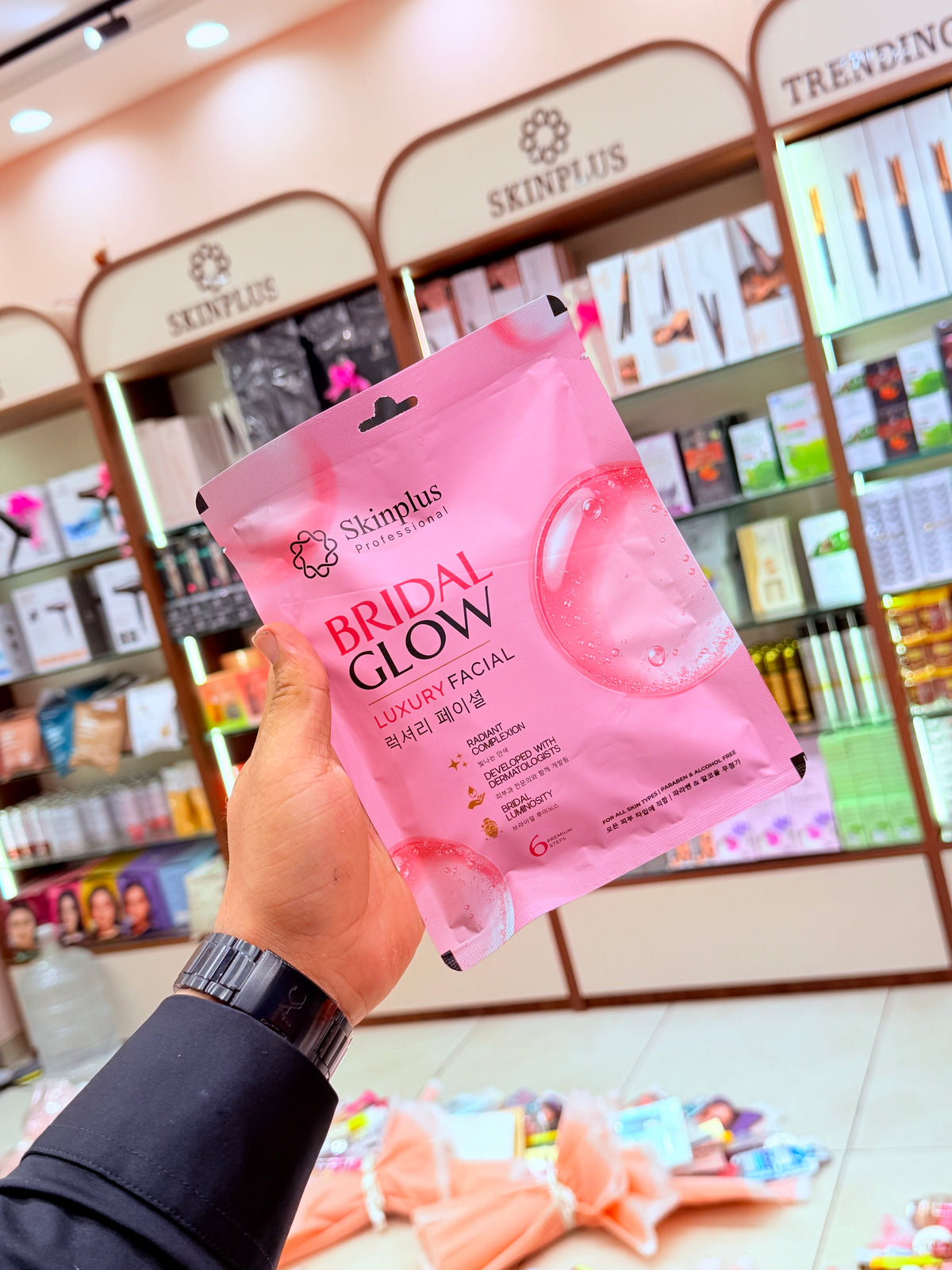 Skinplus Professional Bridal Glow 6-Step Luxury Facial Kit – Radiance & Bridal Glow