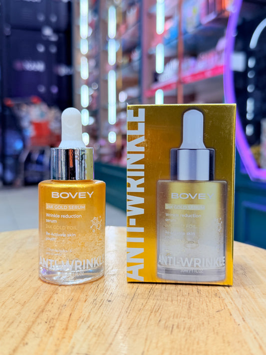 BOVEY Korean 24K Gold Anti-Wrinkle Serum ✨ Luxury Age-Defying • Fine Line Repair • Youth Boost Formula