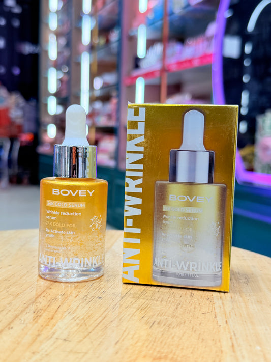 BOVEY Korean 24K Gold Anti-Wrinkle Serum ✨ Luxury Age-Defying • Fine Line Repair • Youth Boost Formula